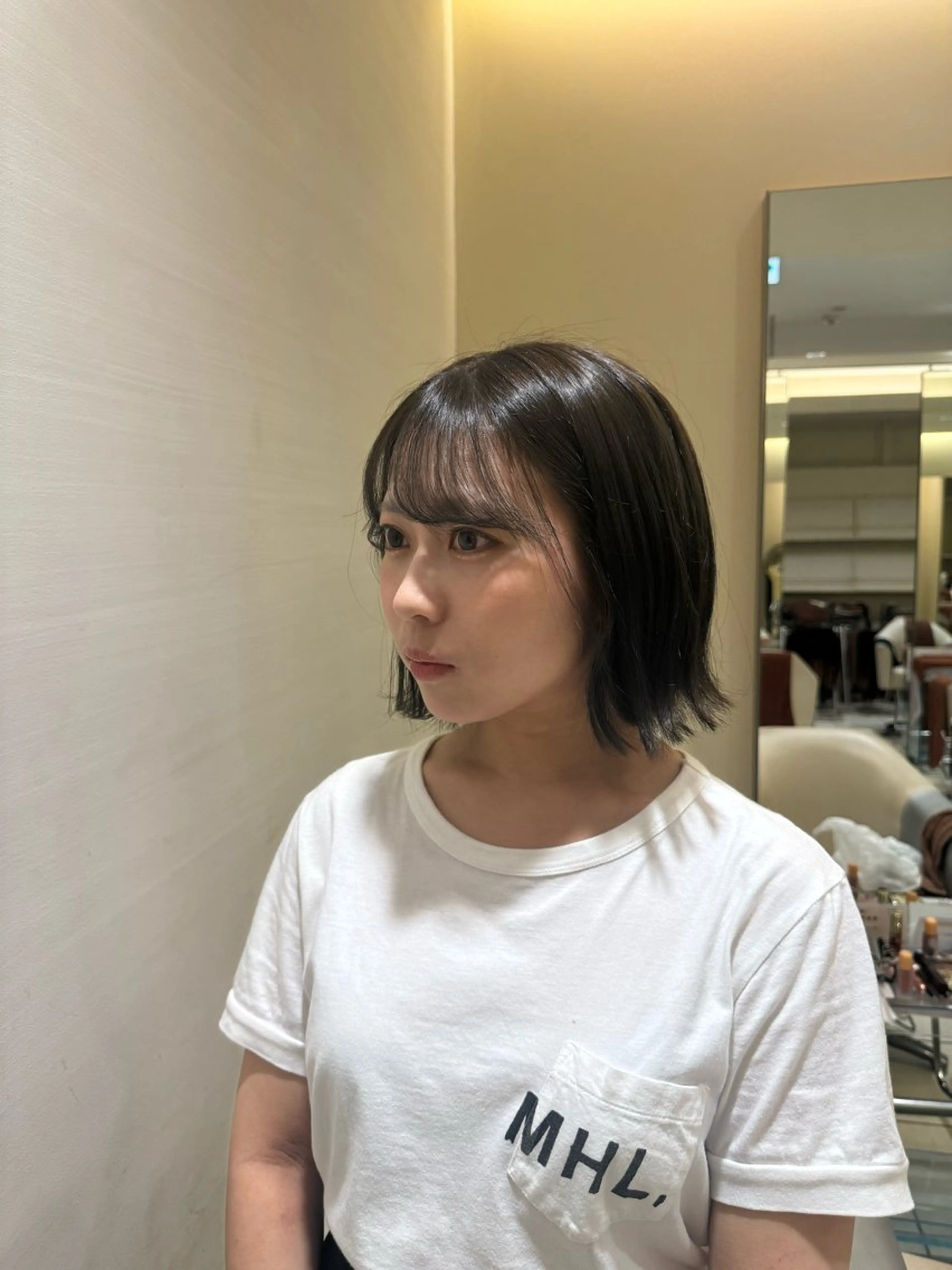 カラー ブラウン艶カラー / mizuki🎀のヘアスタイル