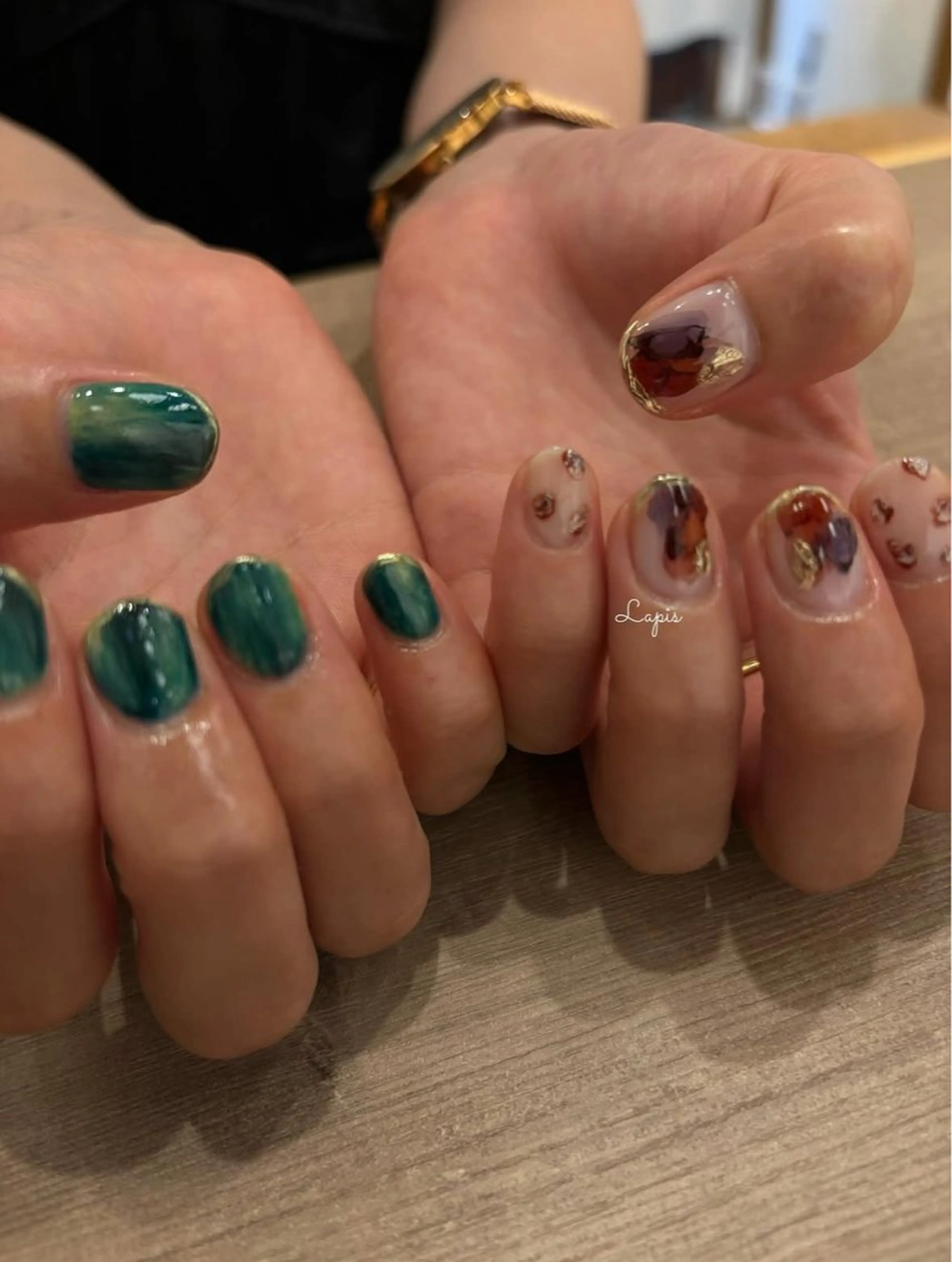 ネイル ハンドネイル Lapis *のネイルデザイン