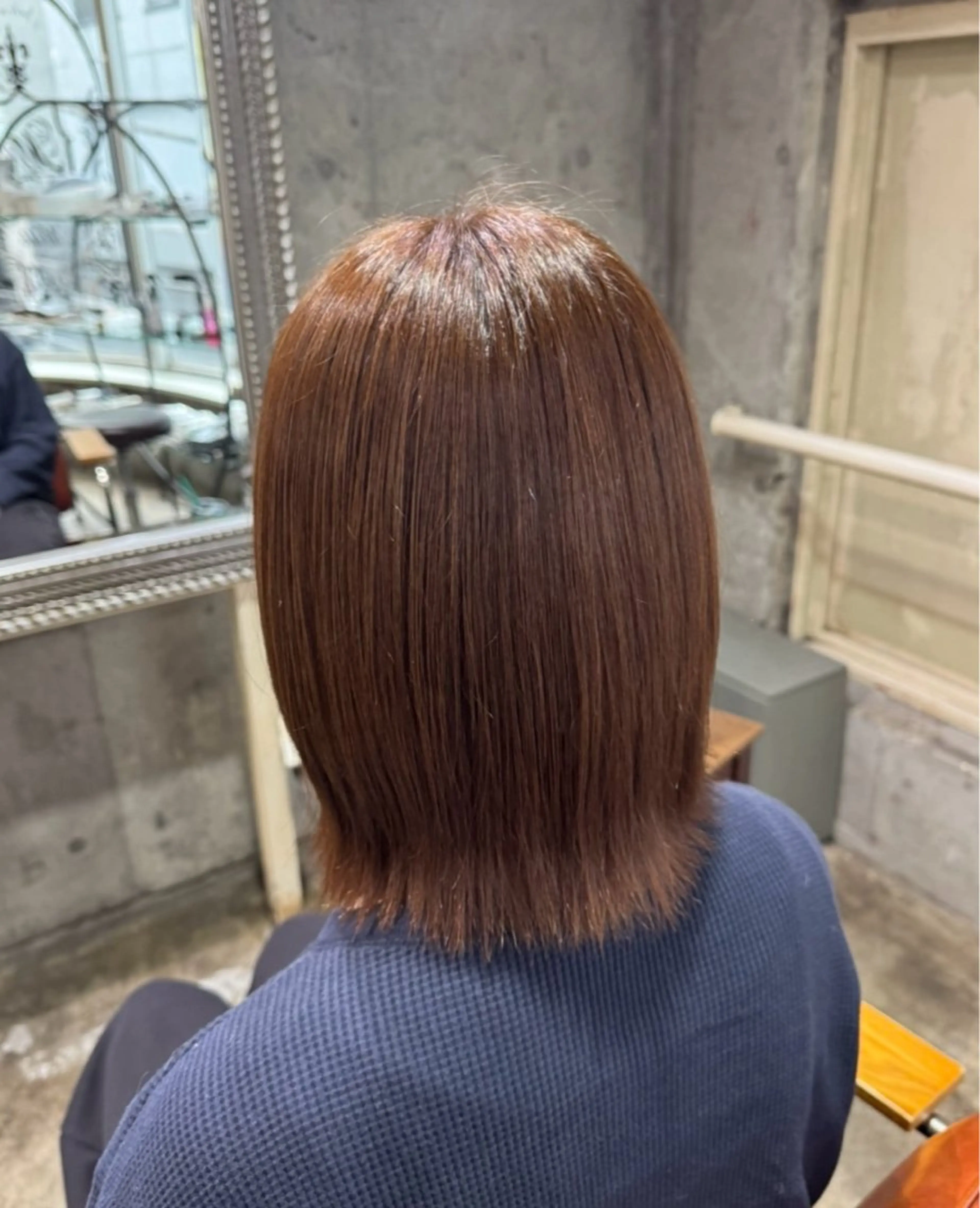 ミディアム ヘアカラー トリートメント 艶カラー/髪質改善 🩶Yukiのヘアスタイル