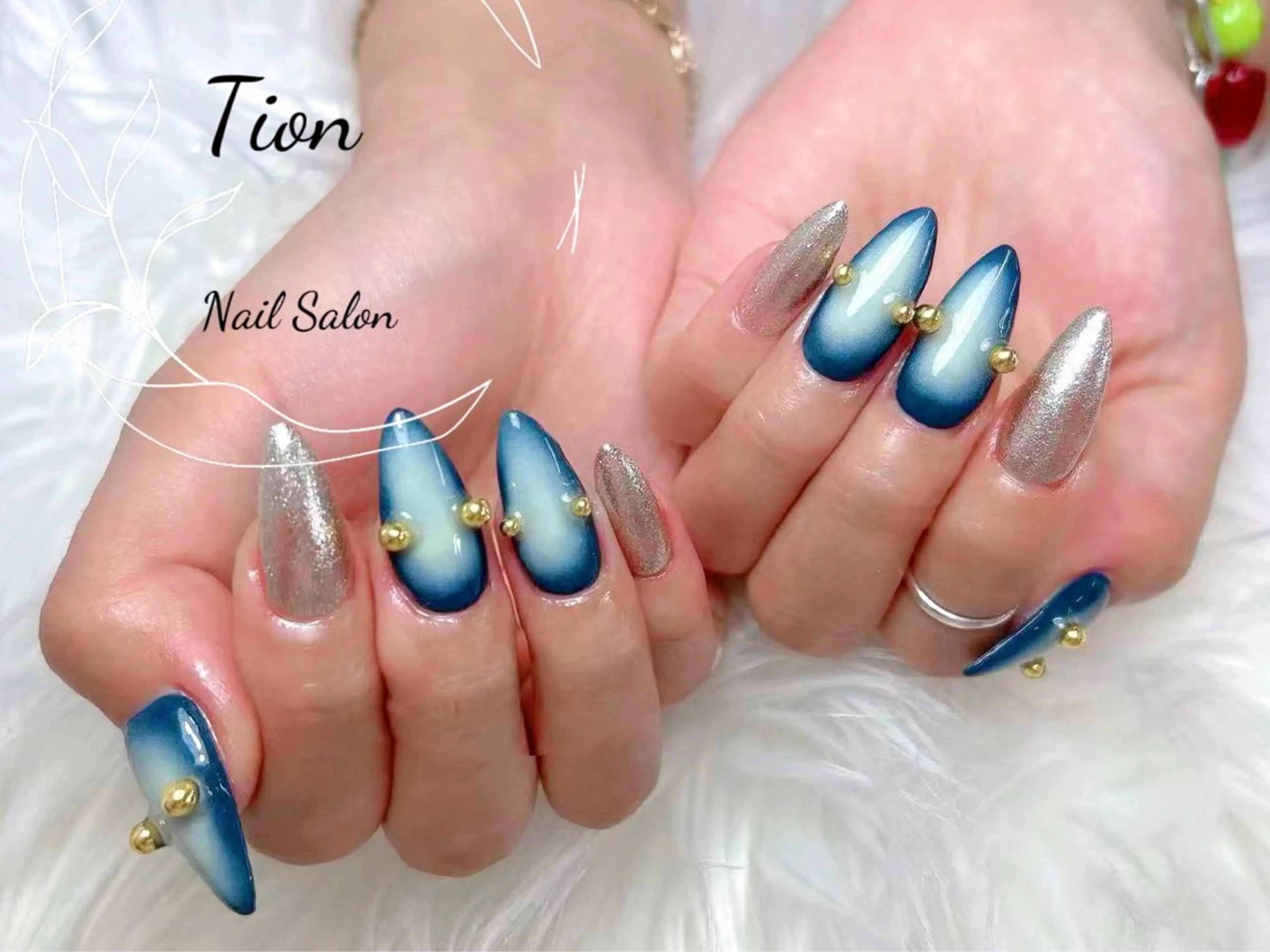 ネイル チークネイル 長さ出し フットネイル フレンチネイル ジェルネイル Nailsalon Tion武蔵小杉店のネイルデザイン