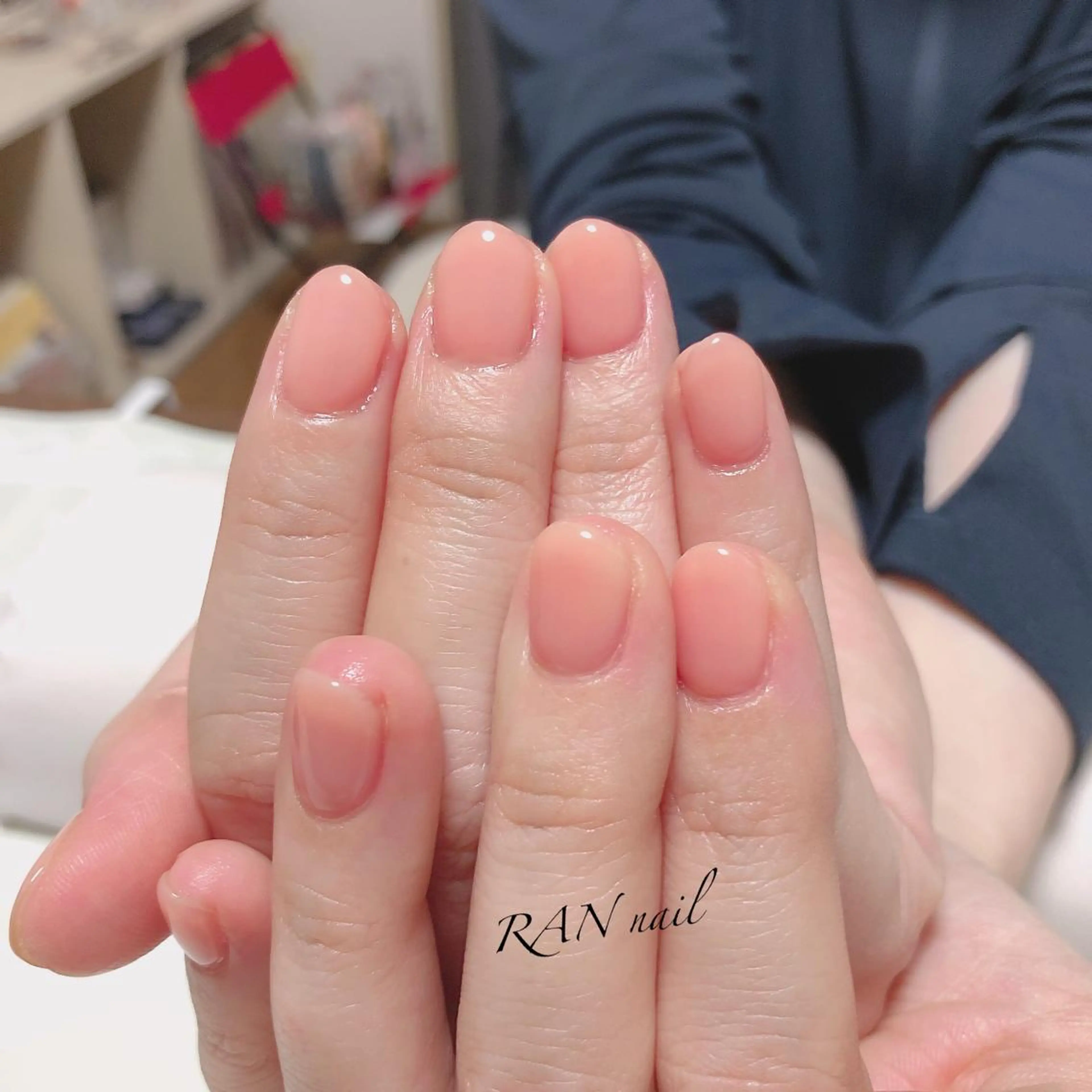 ネイル ワンカラーネイル ハンドネイル フットネイル RAN nailのネイルデザイン