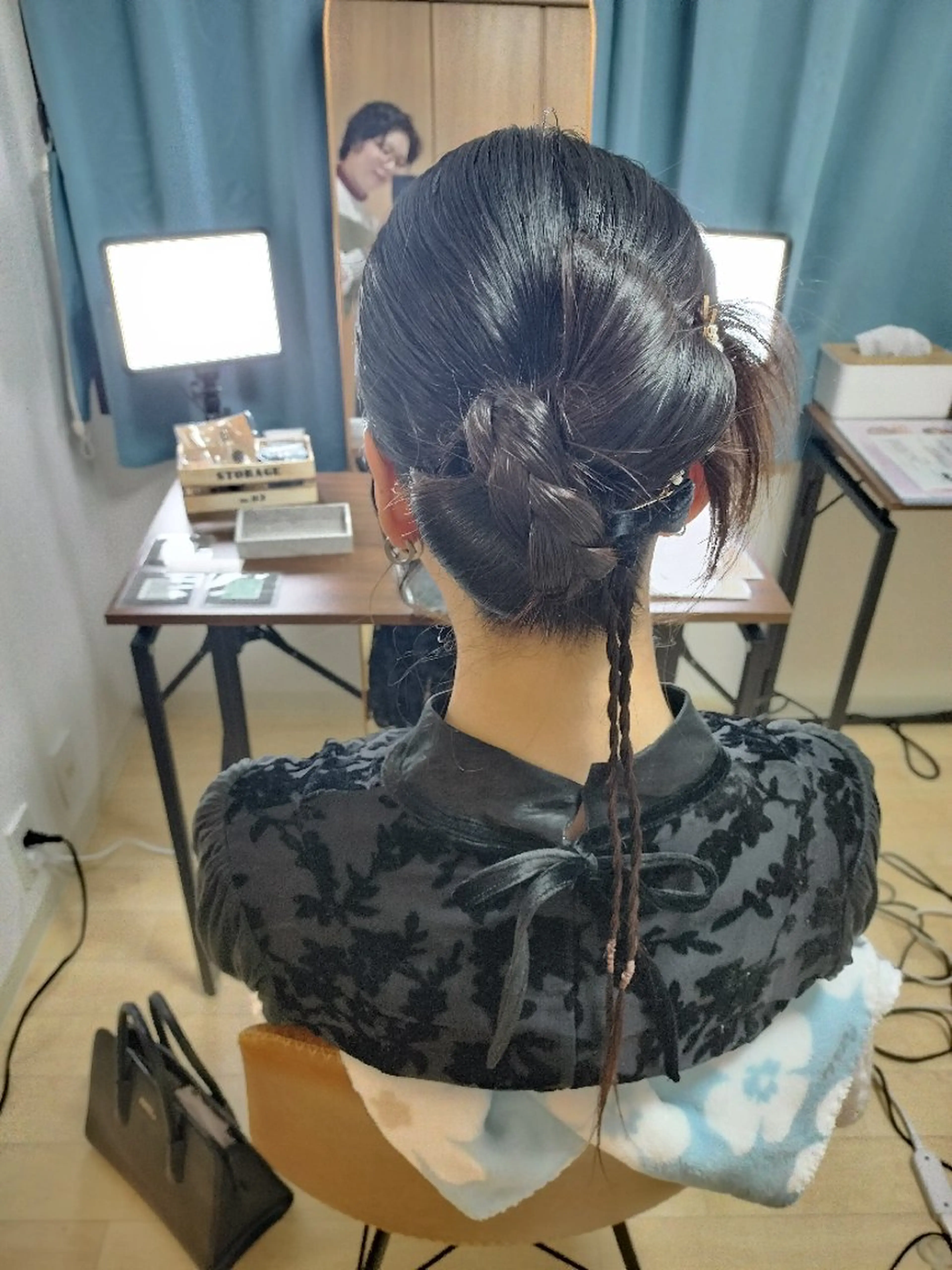 セミロング ヘアメイク/着付け AYAKAのヘアスタイル