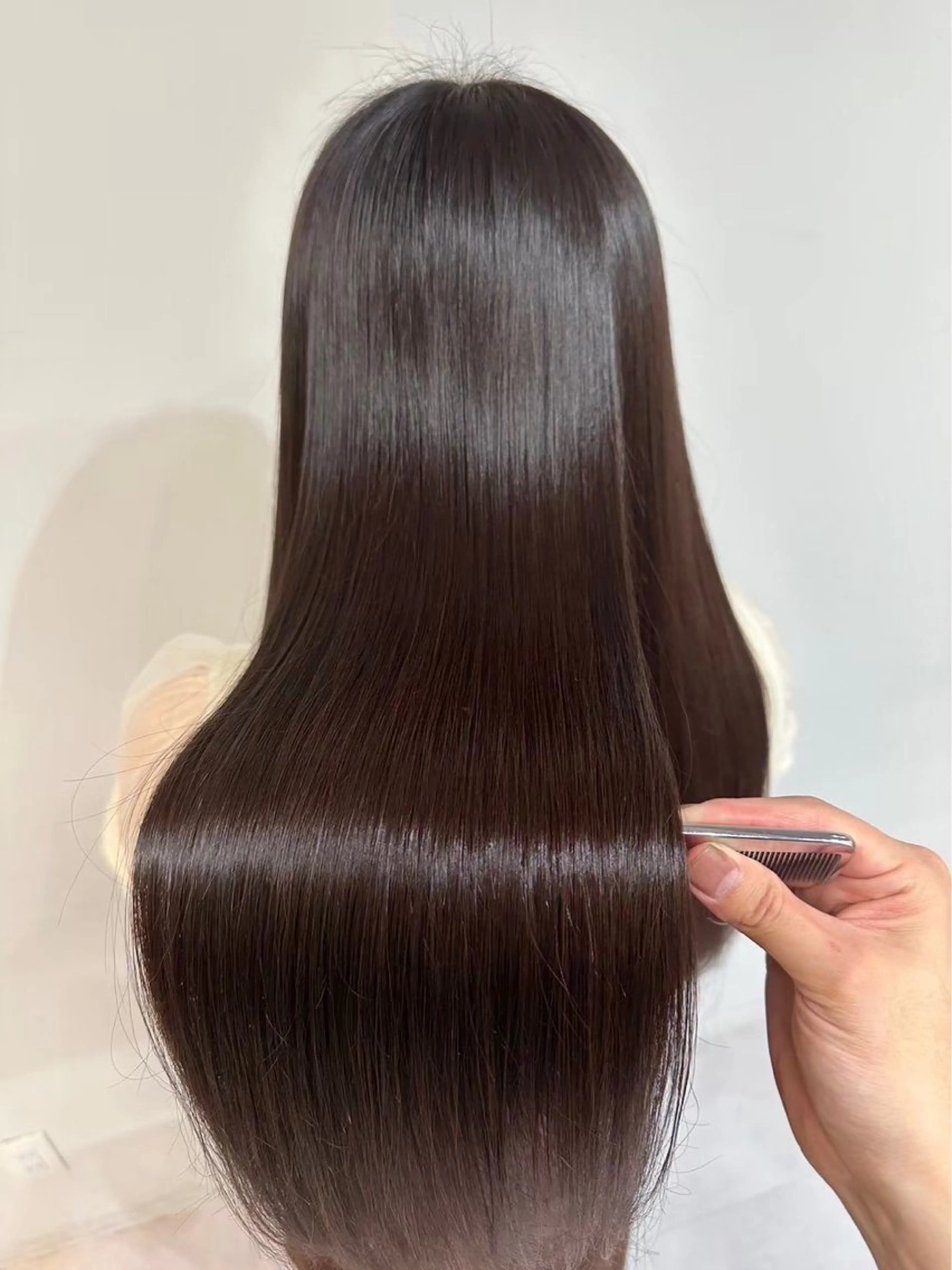 ロング カラー 髪質改善 💠 韓国風うる艶/シオリのヘアスタイル
