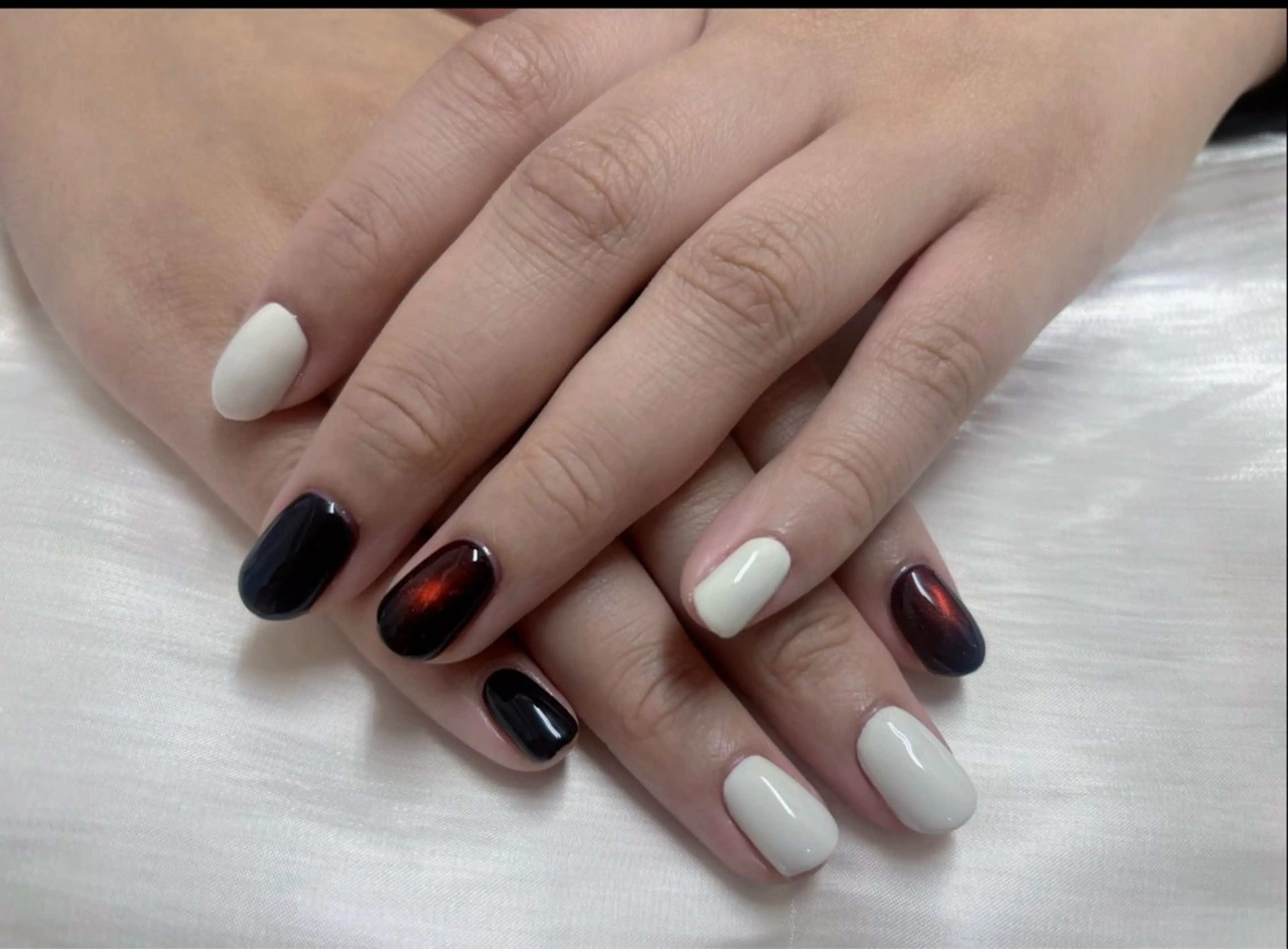 ネイル マグネットネイル ワンカラーネイル 【全身ツボ押し・足技 翠空】名古屋駅本店所属・足技ツボ押し&ネイル 【翠空 名古屋店】のエステ・リラクイメージ