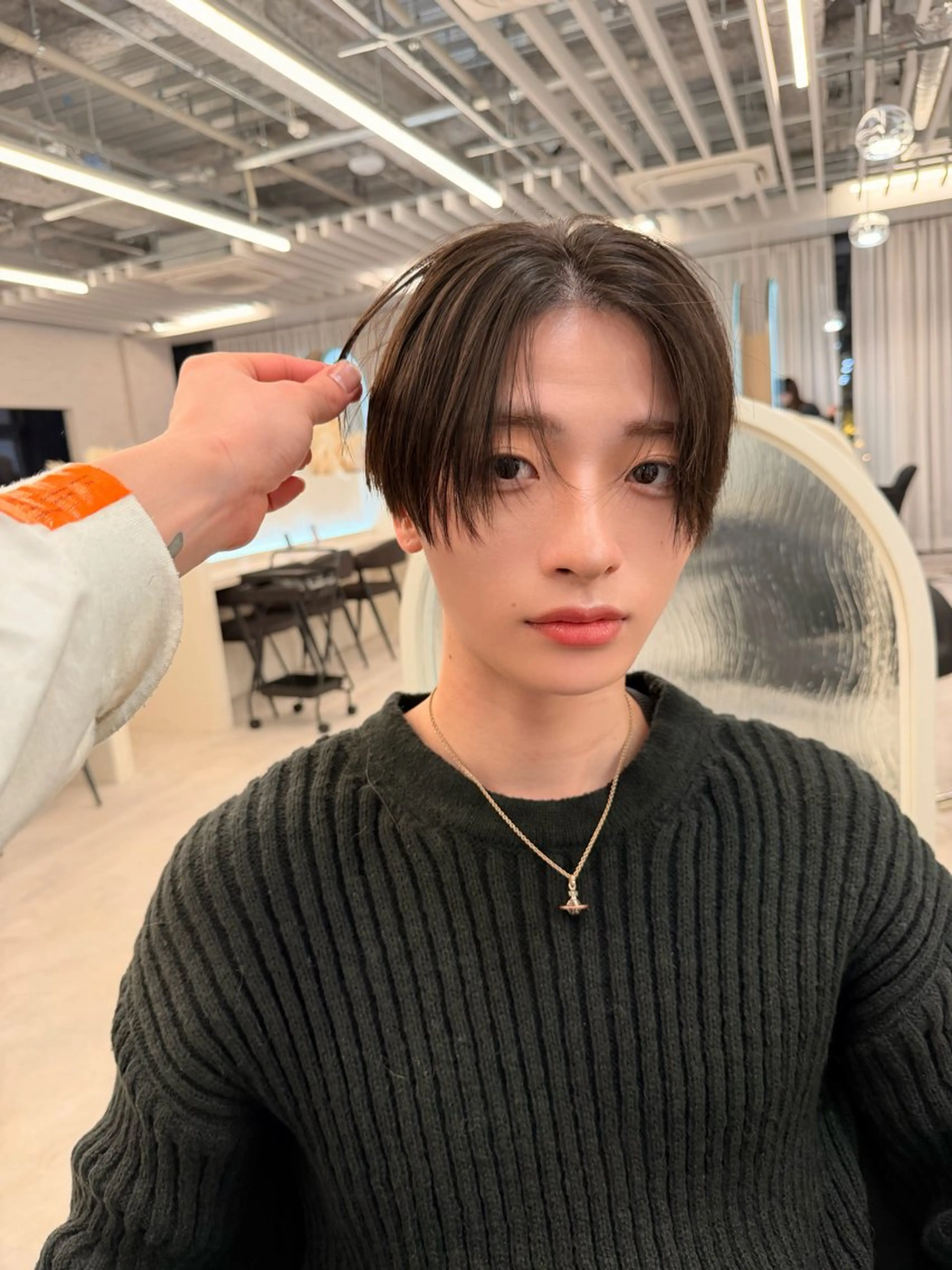 メンズ メンズ韓国風 カット 縮毛矯正 韓国メンズヘア☆ 韓国ヘアYUTOのヘアスタイル