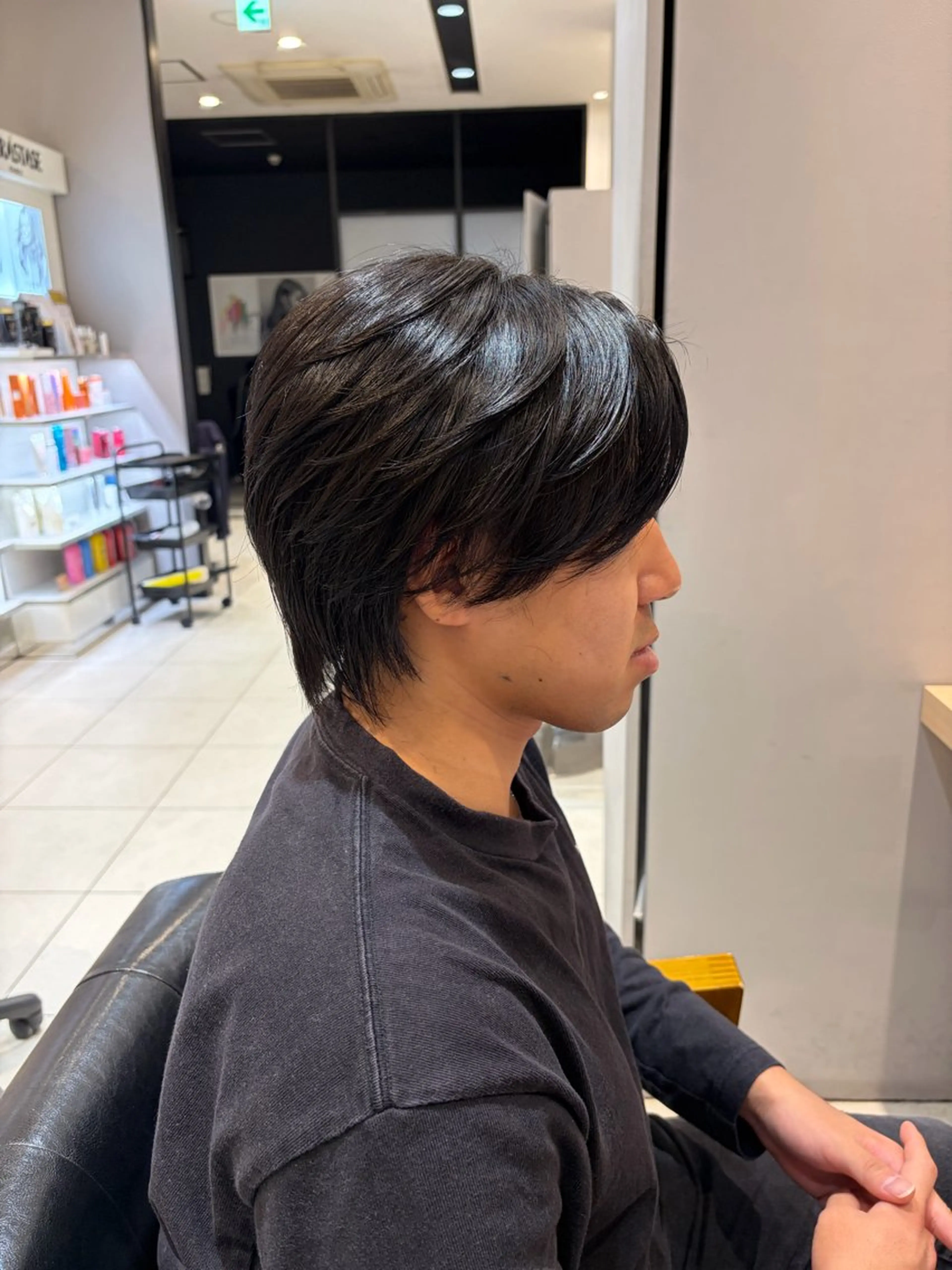 メンズ センターパート 工藤ゆな 4月満席🈵のヘアスタイル