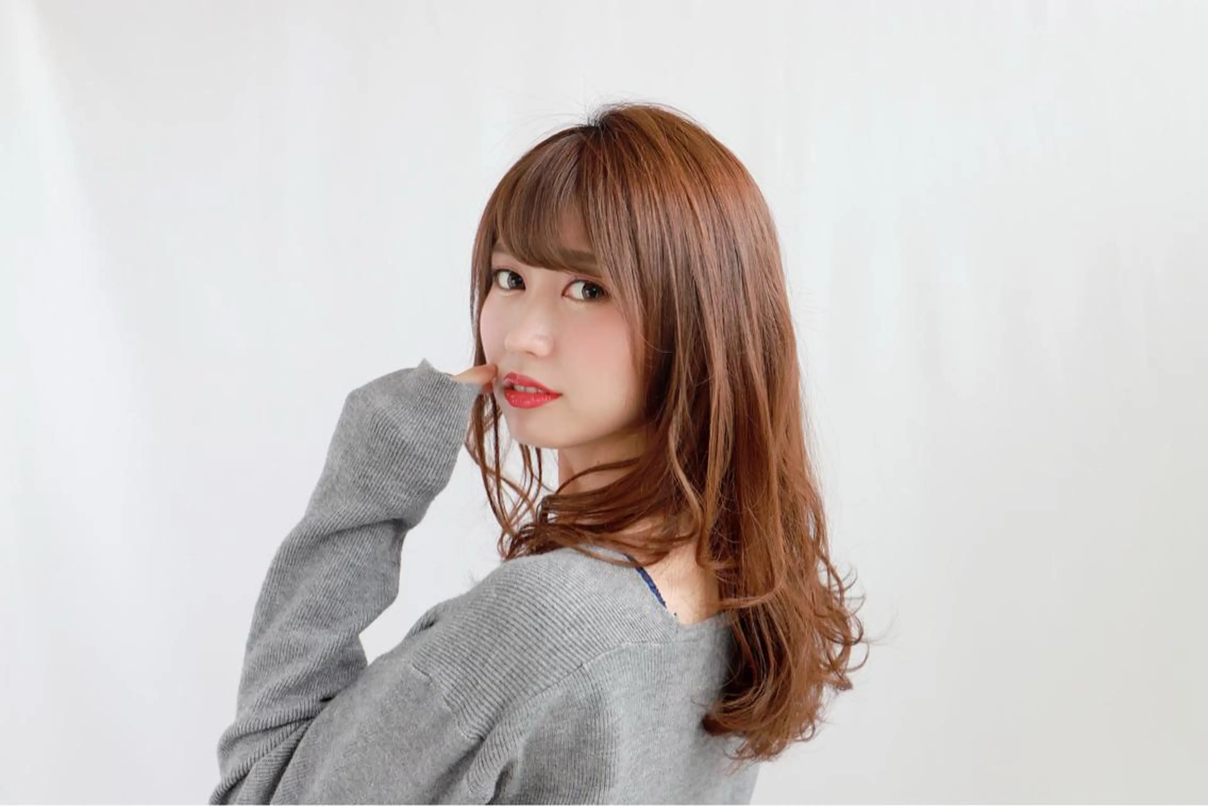 ロング カラー カット ヘアカラー トリートメント ヘッドスパ 前髪/ハイライト得意 安西駿一 【銀座】のヘアスタイル