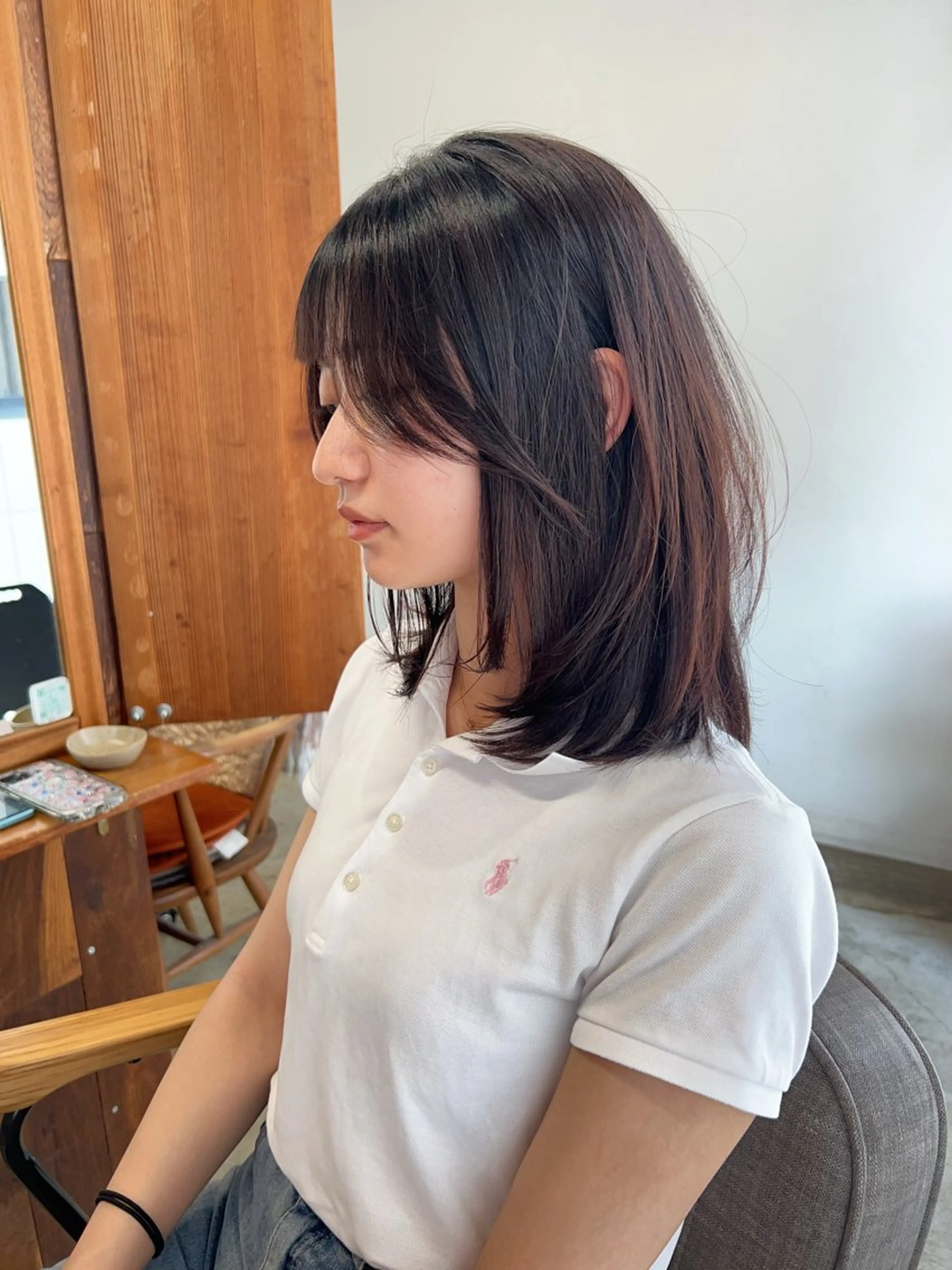 ミディアム カット トリートメント 韓国レイヤー/ハイ トーン/優太のヘアスタイル