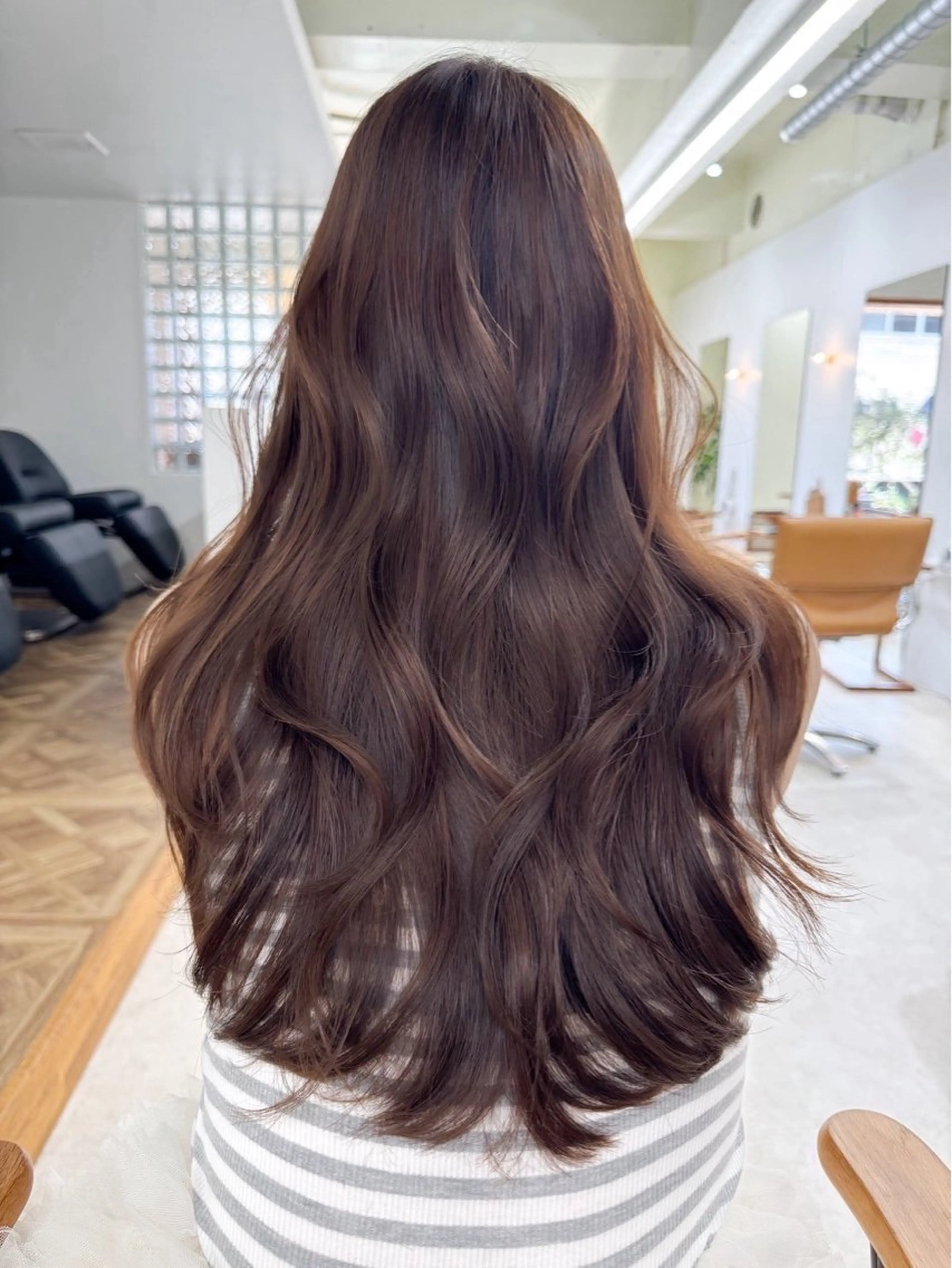 ロング ヘアカラー 🎀 うる艶透明感 カラー / 錦糸町のヘアスタイル