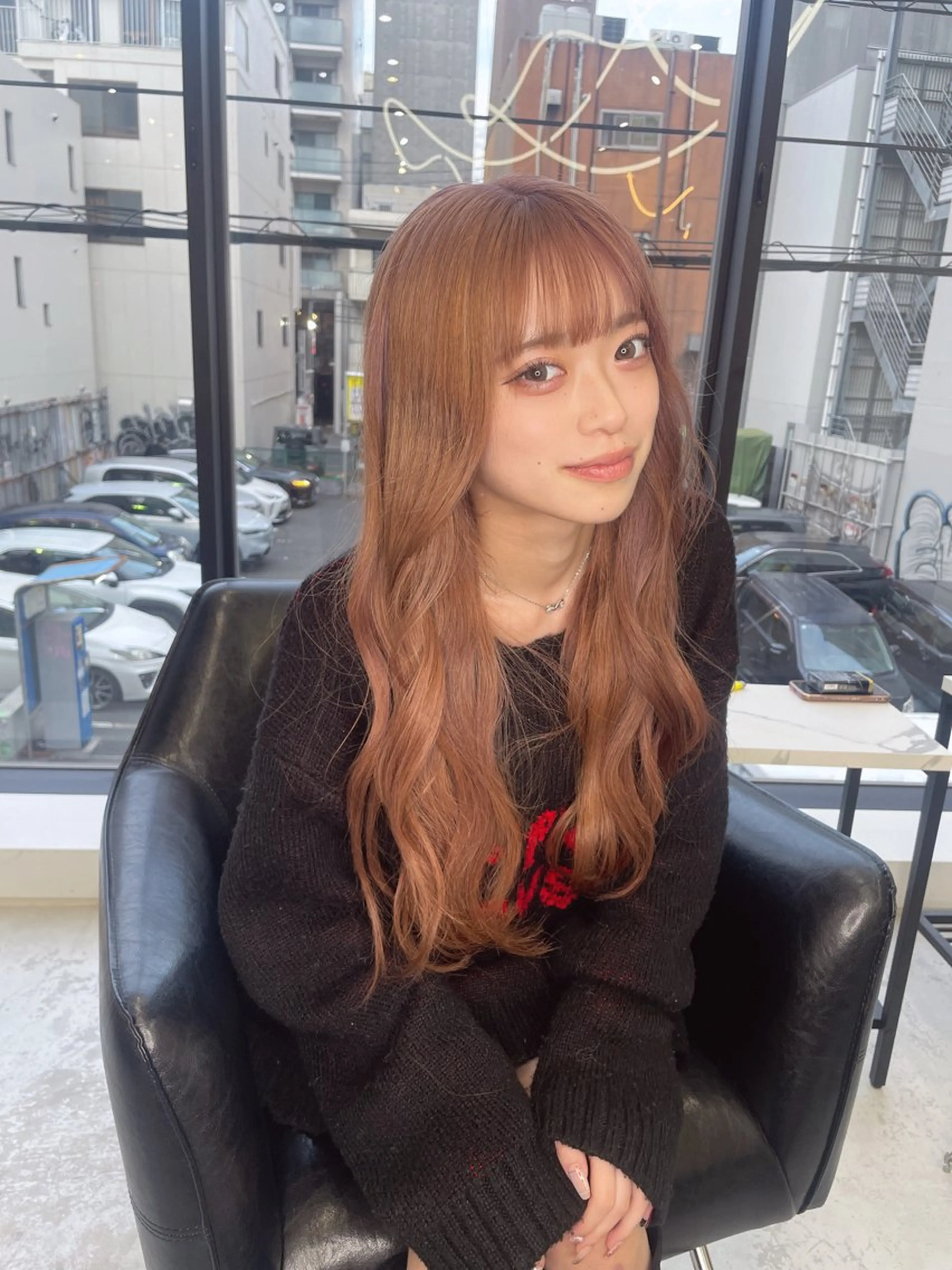 1bleach（ケアブリーチ使用）＋color＋バイカルテ5step treatmentの写真