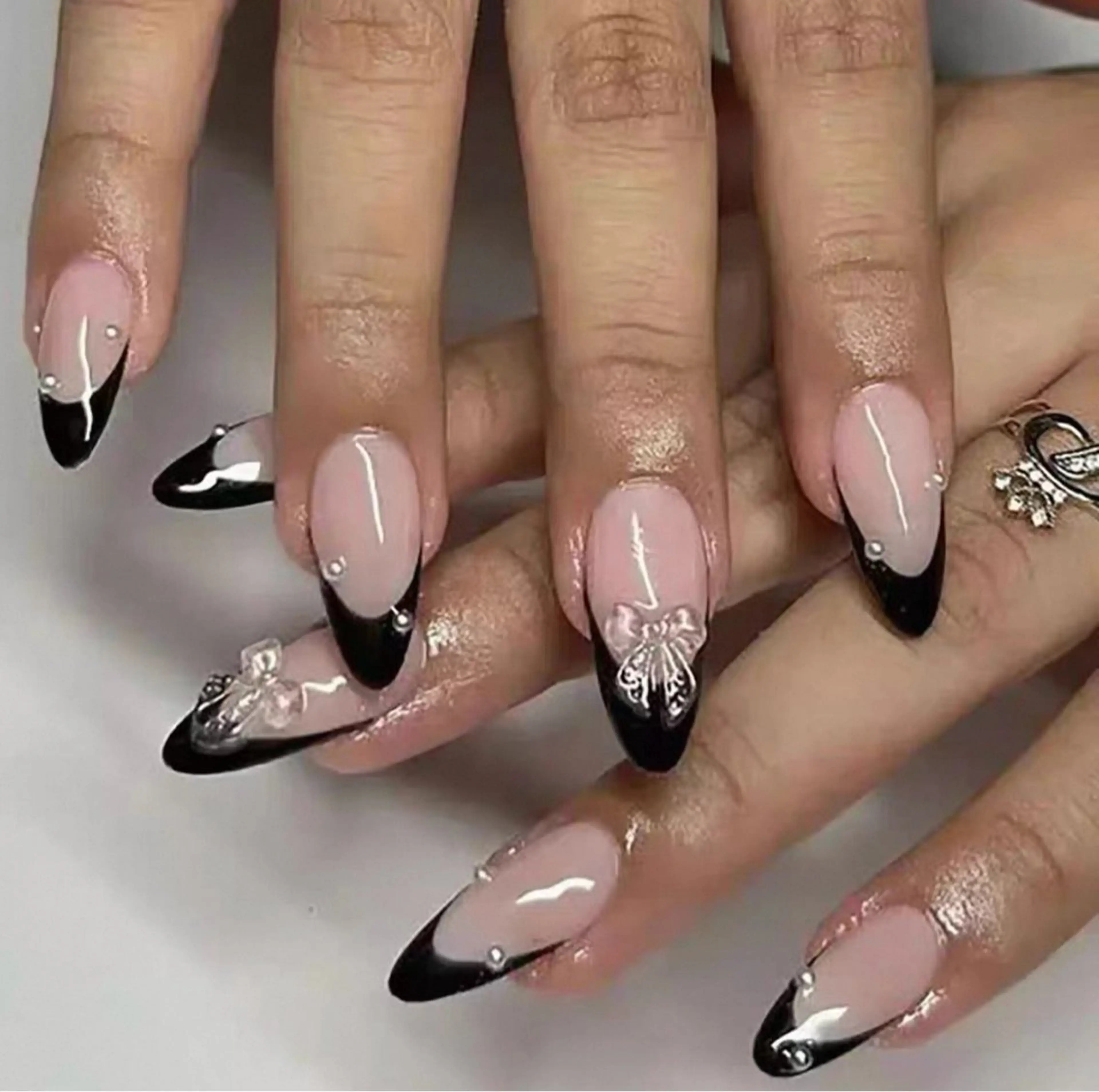 ネイル ジェルネイル ミラーネイル ニュアンスネイル 夏ネイル ネイルチップ Mai nail サロン渋谷のネイルデザイン