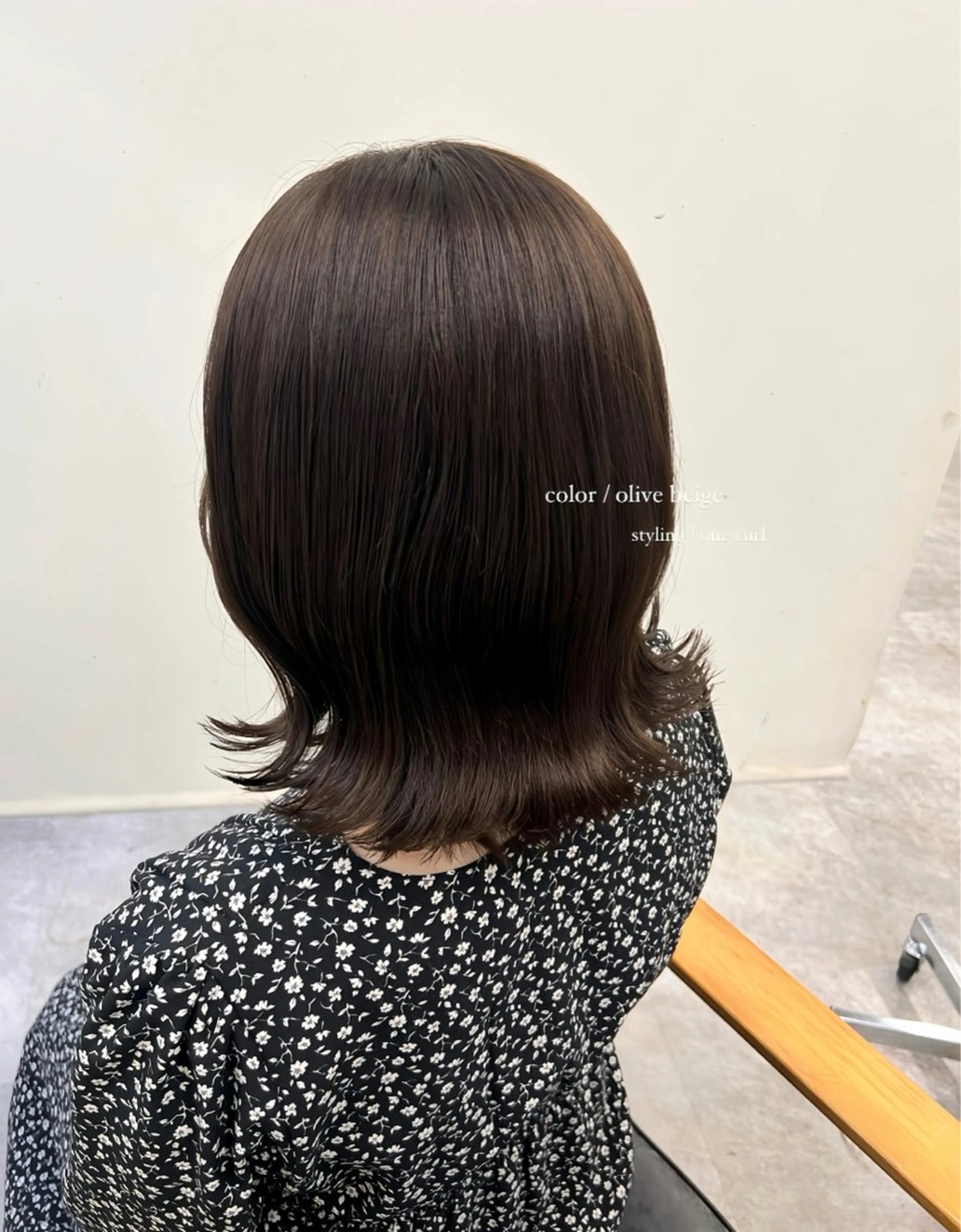 ミディアム カラー natsu/梅田 /透明感/艶髪のヘアスタイル