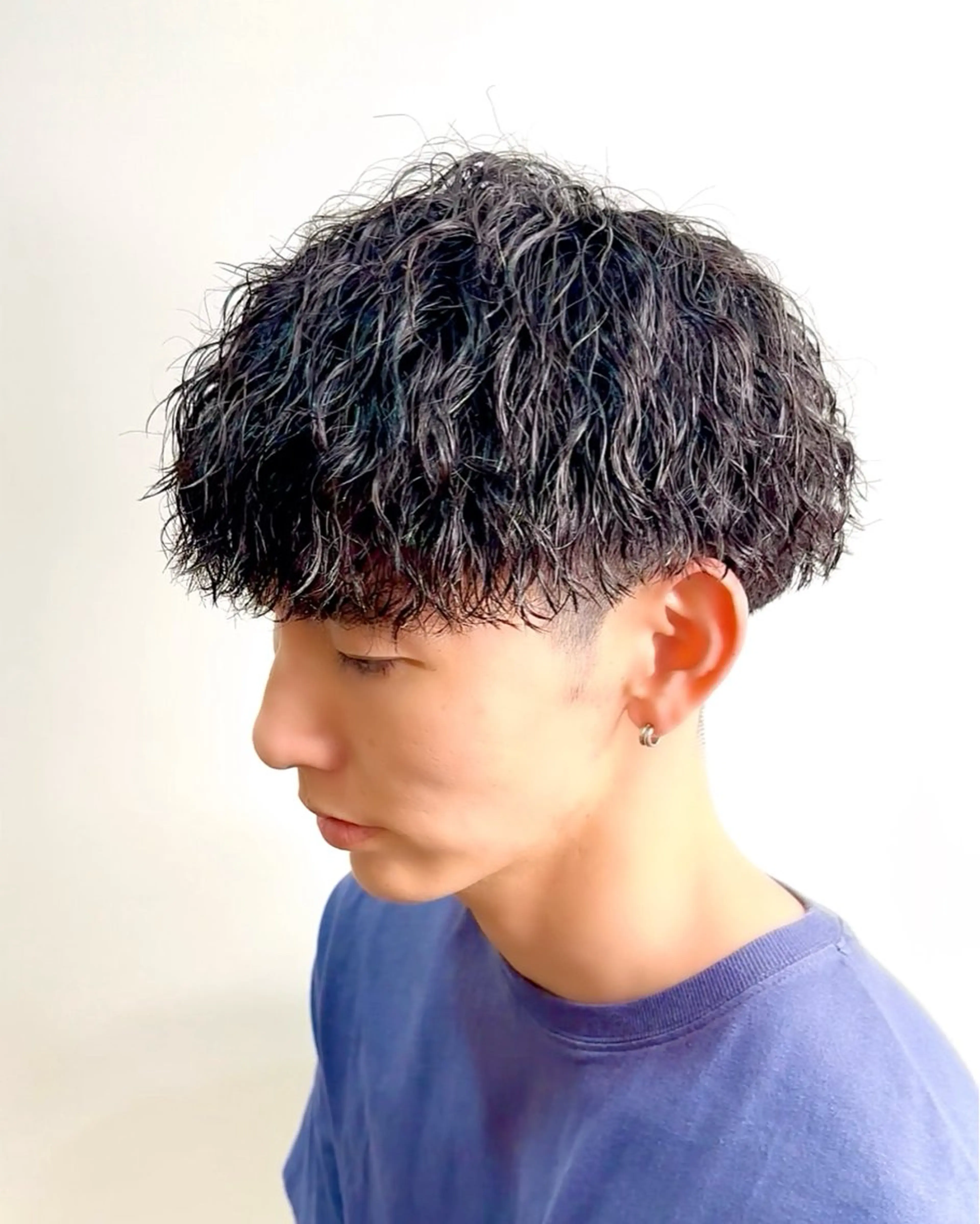 メンズ似合わせカット+ダメージレスパーマの写真