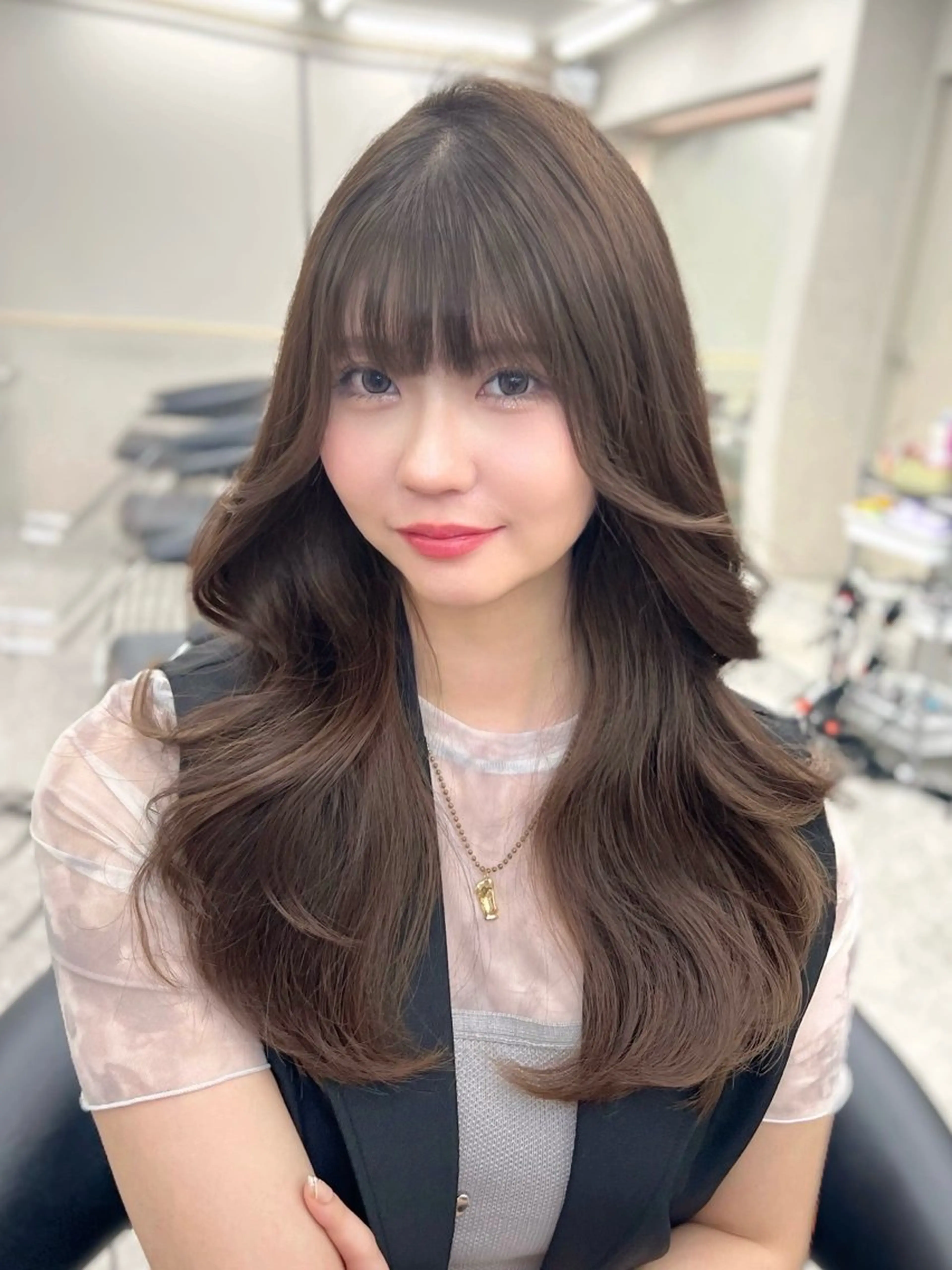 カラー カット ヘアカラー トリートメント 博多ベージュ 🐻松井傑のヘアスタイル