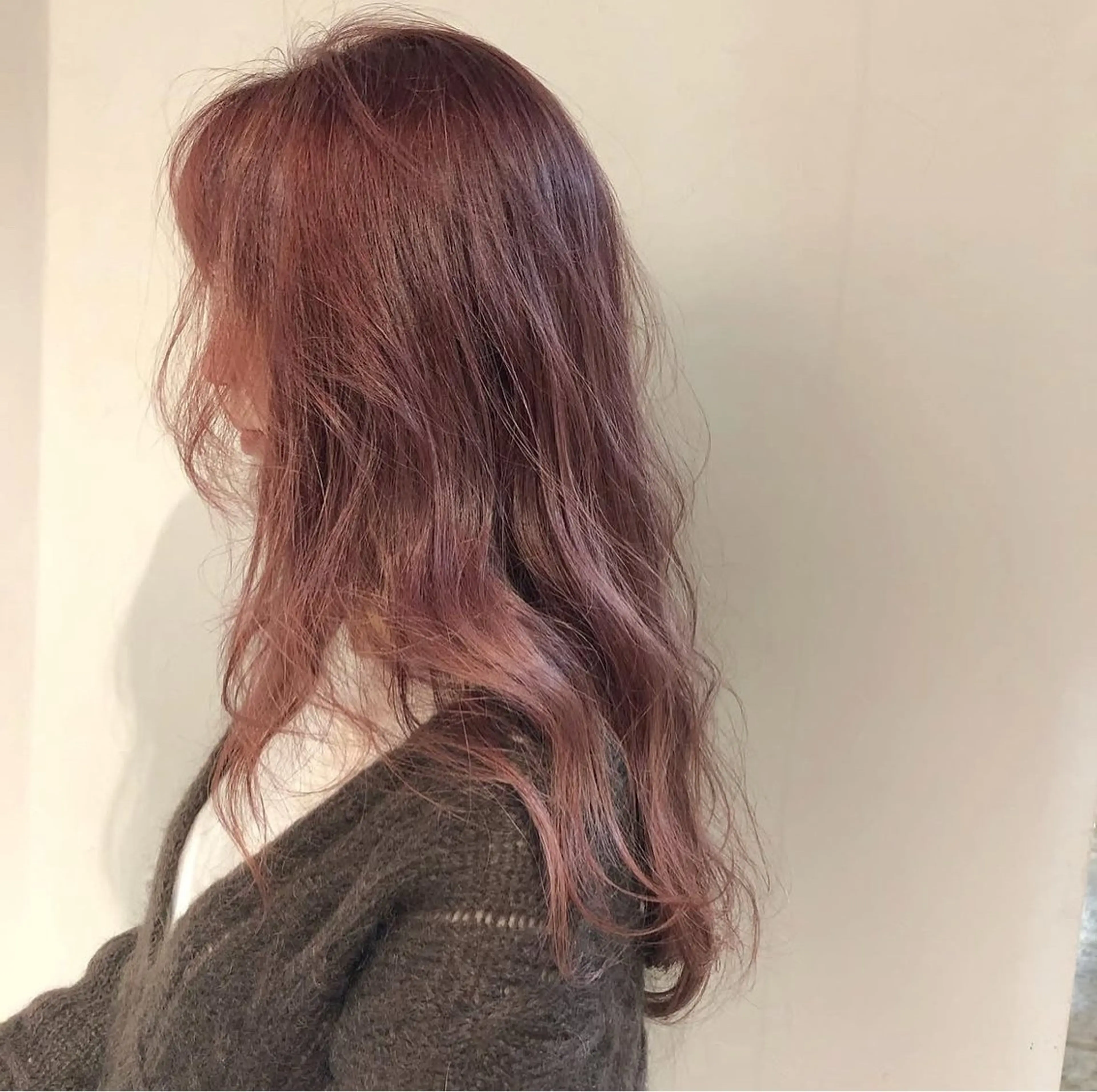 セミロング カラー happy  man 🌸血色カラー🌸のヘアスタイル