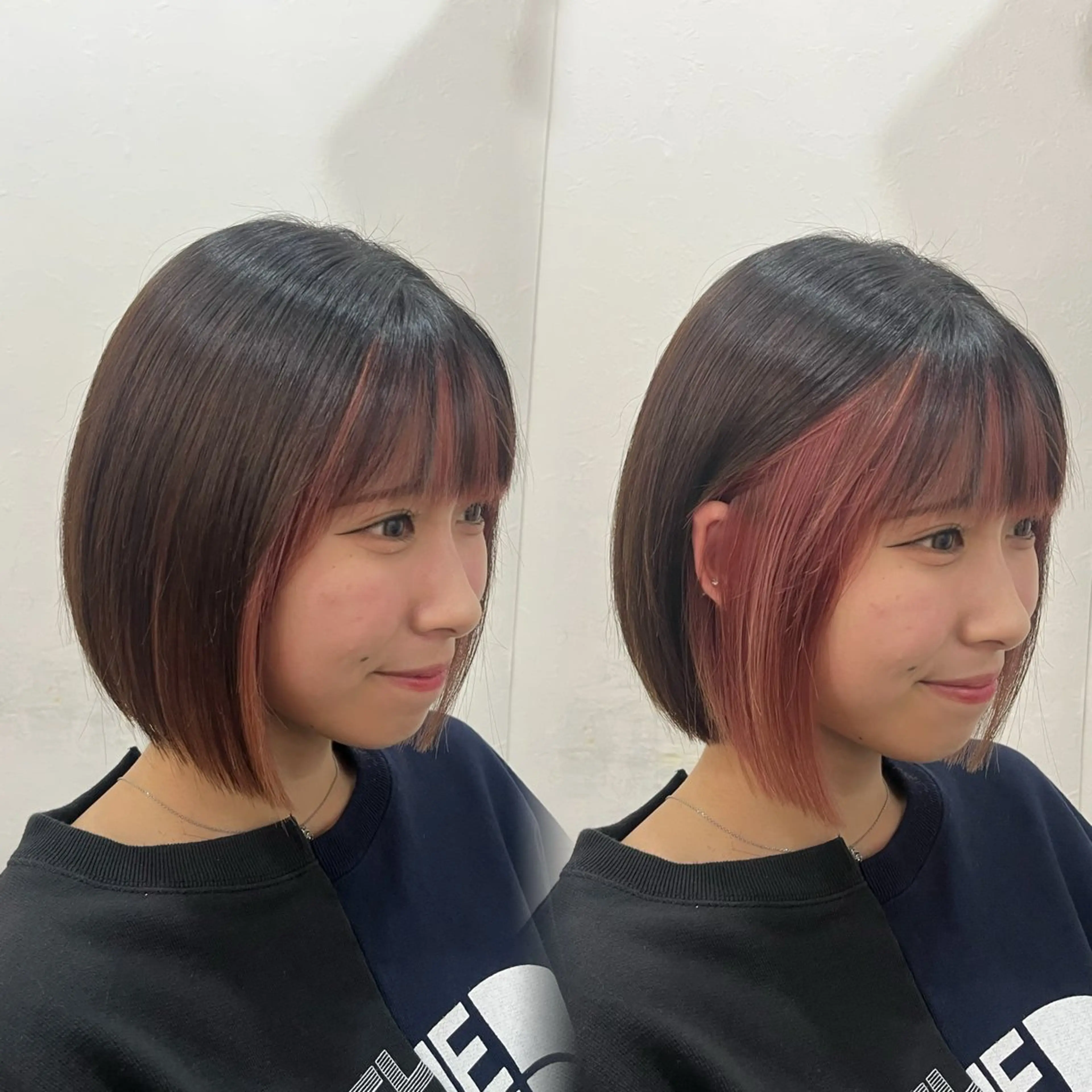 ミディアム カラー インナーカラー カット ヘアカラー トリートメント 似合わせ/ブリーチ/ 髪質改善/ミクෆ‪のヘアスタイル