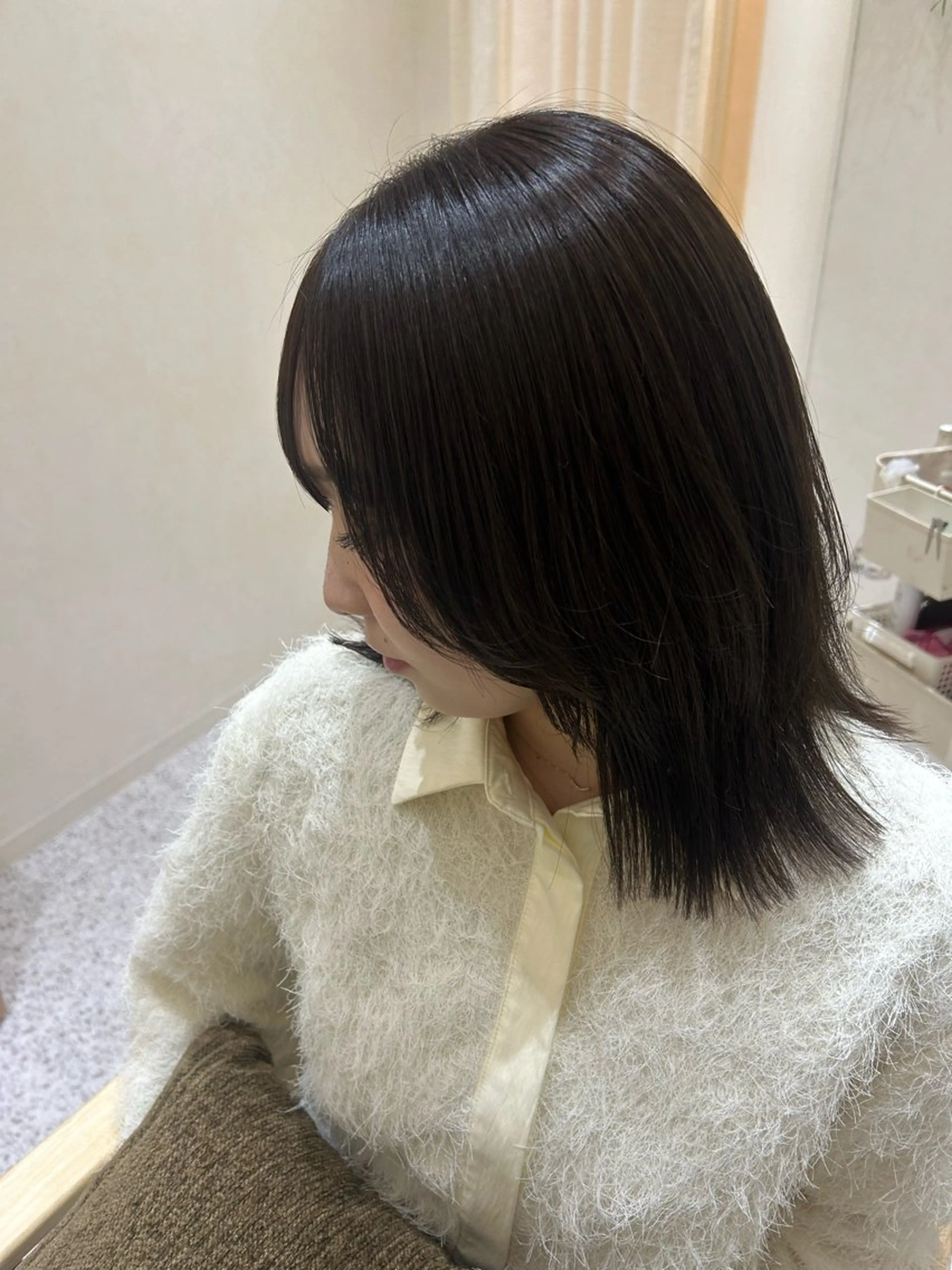 ミディアム Yamamoto 半個室美容室zinaのヘアスタイル