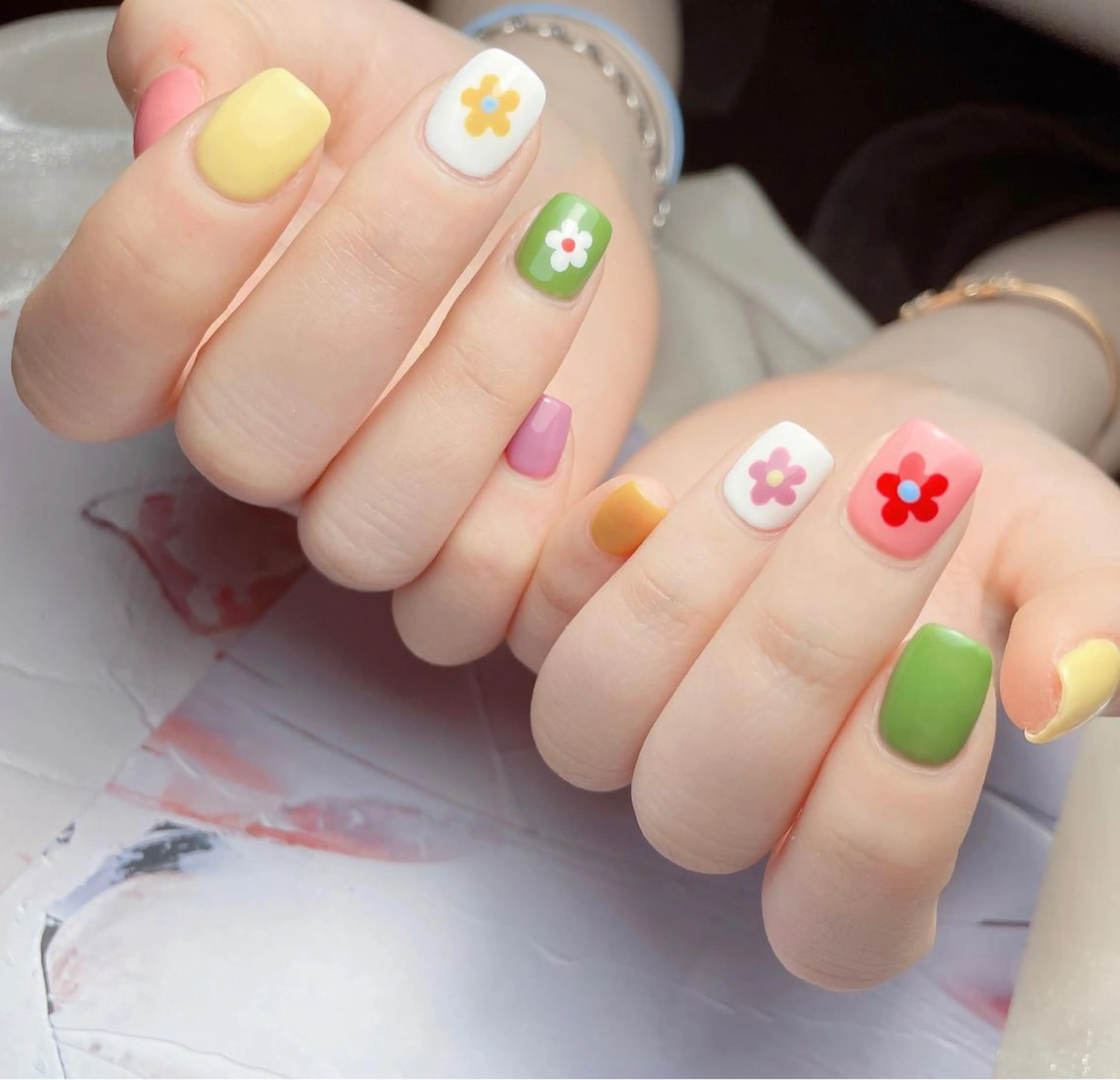 ネイル M🌷nail 長さだし専門店のネイルデザイン