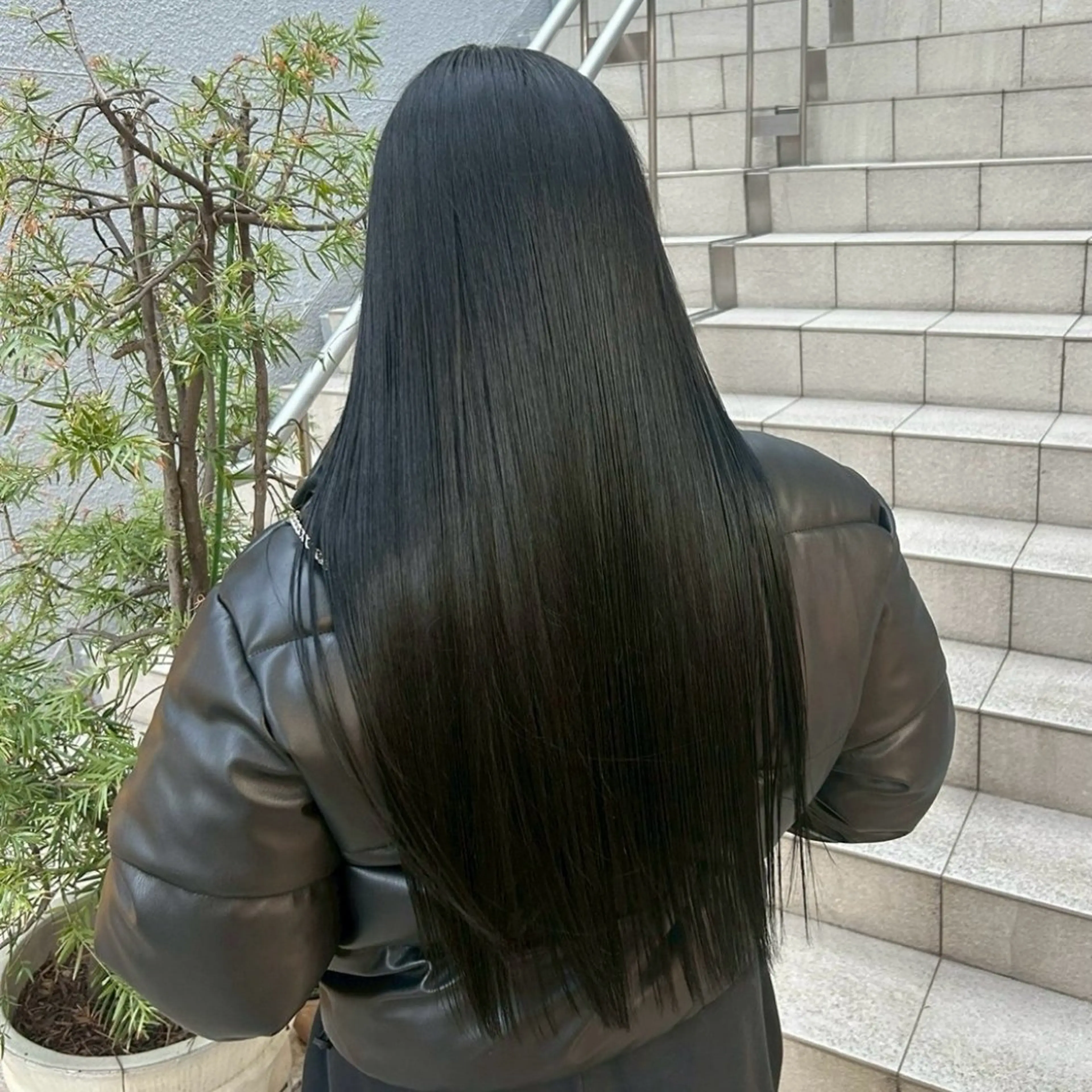 🐦⬛ワンカラー(オフブラック)落とせる黒染め🐦⬛の写真