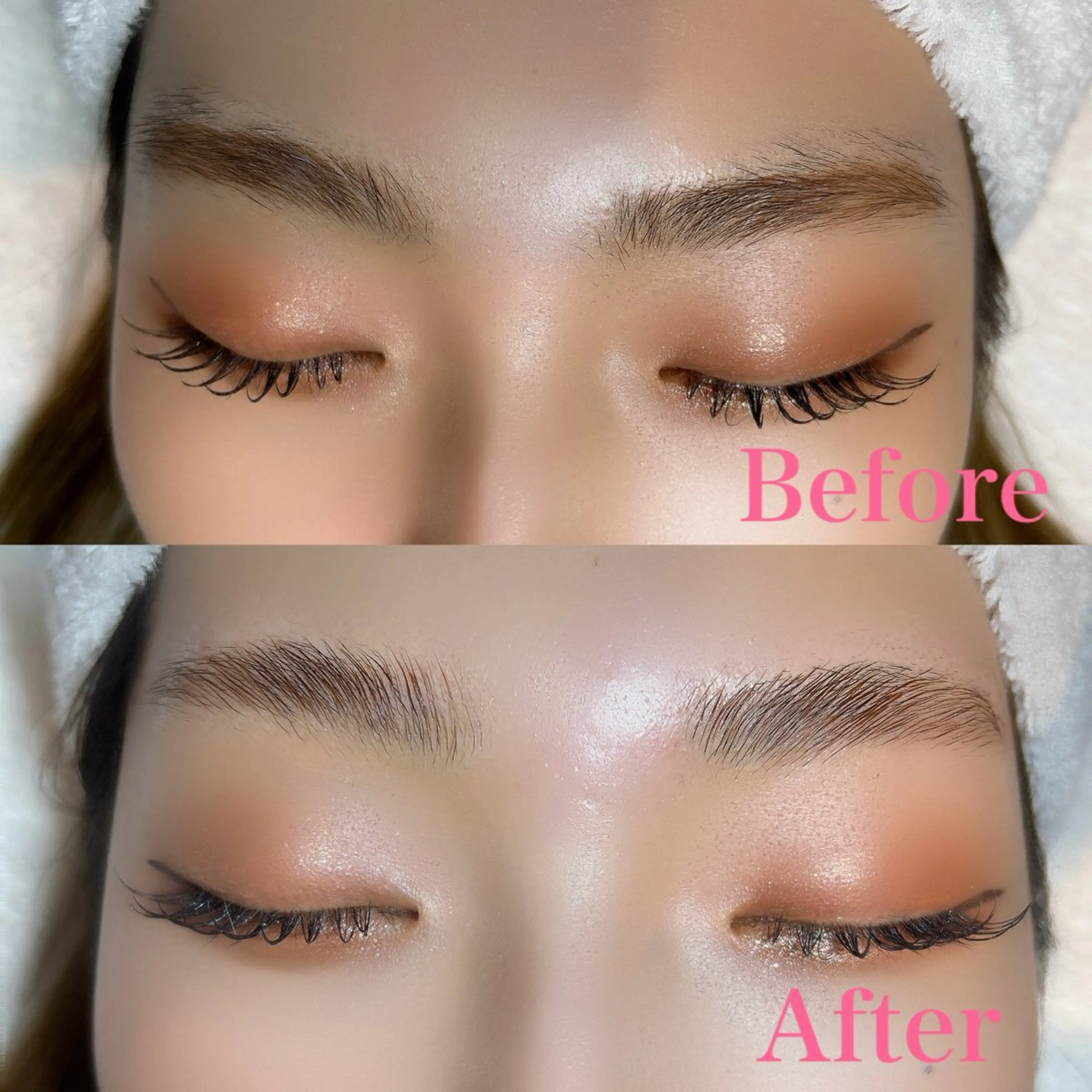 【アイブロウメニュー】眉毛WAX脱毛のみ※2週間自己処理していない状態でご来店お願いいたします❗️※レディース限定の写真