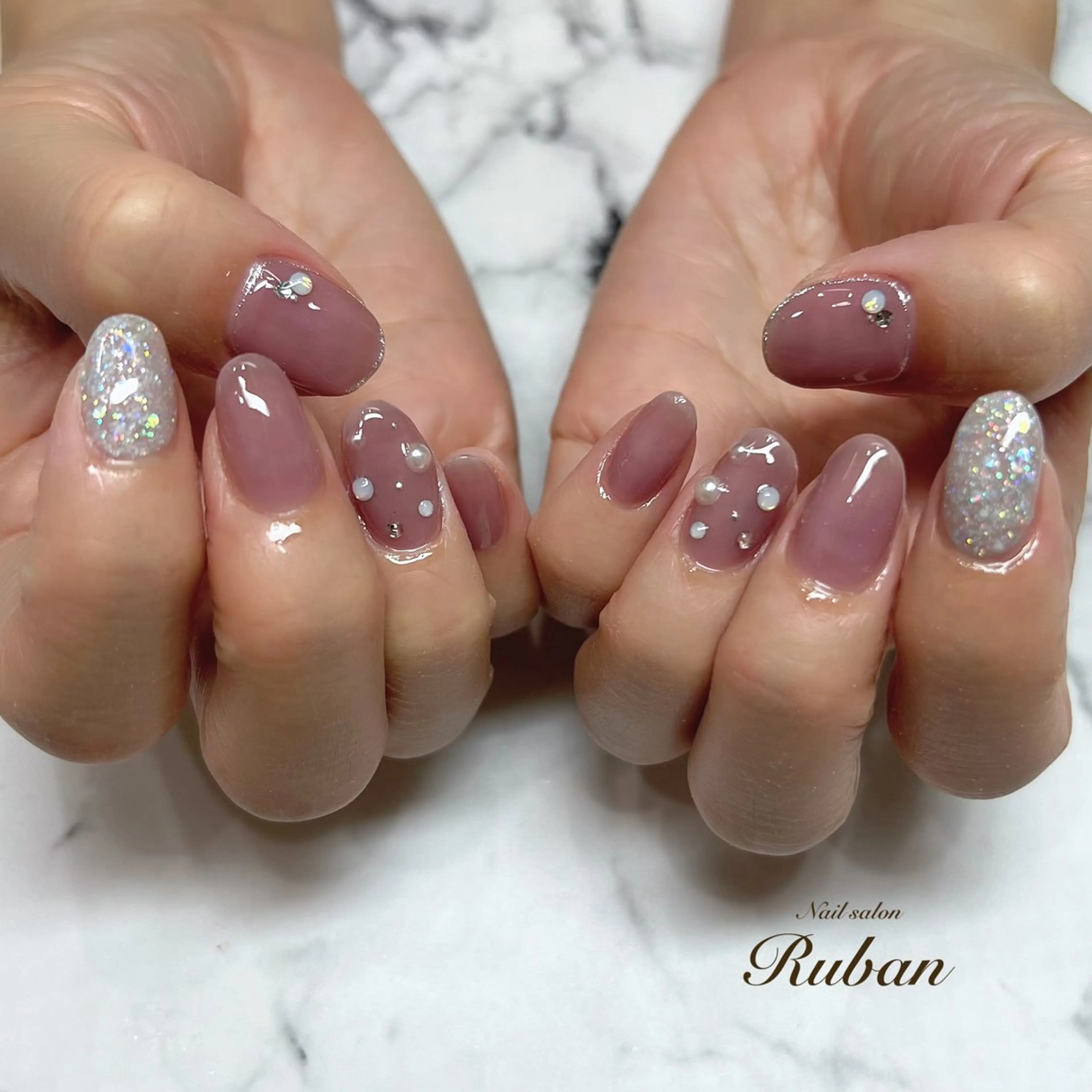 ネイル ワンカラーネイル シンプルネイル Nail salon Rubanのネイルデザイン