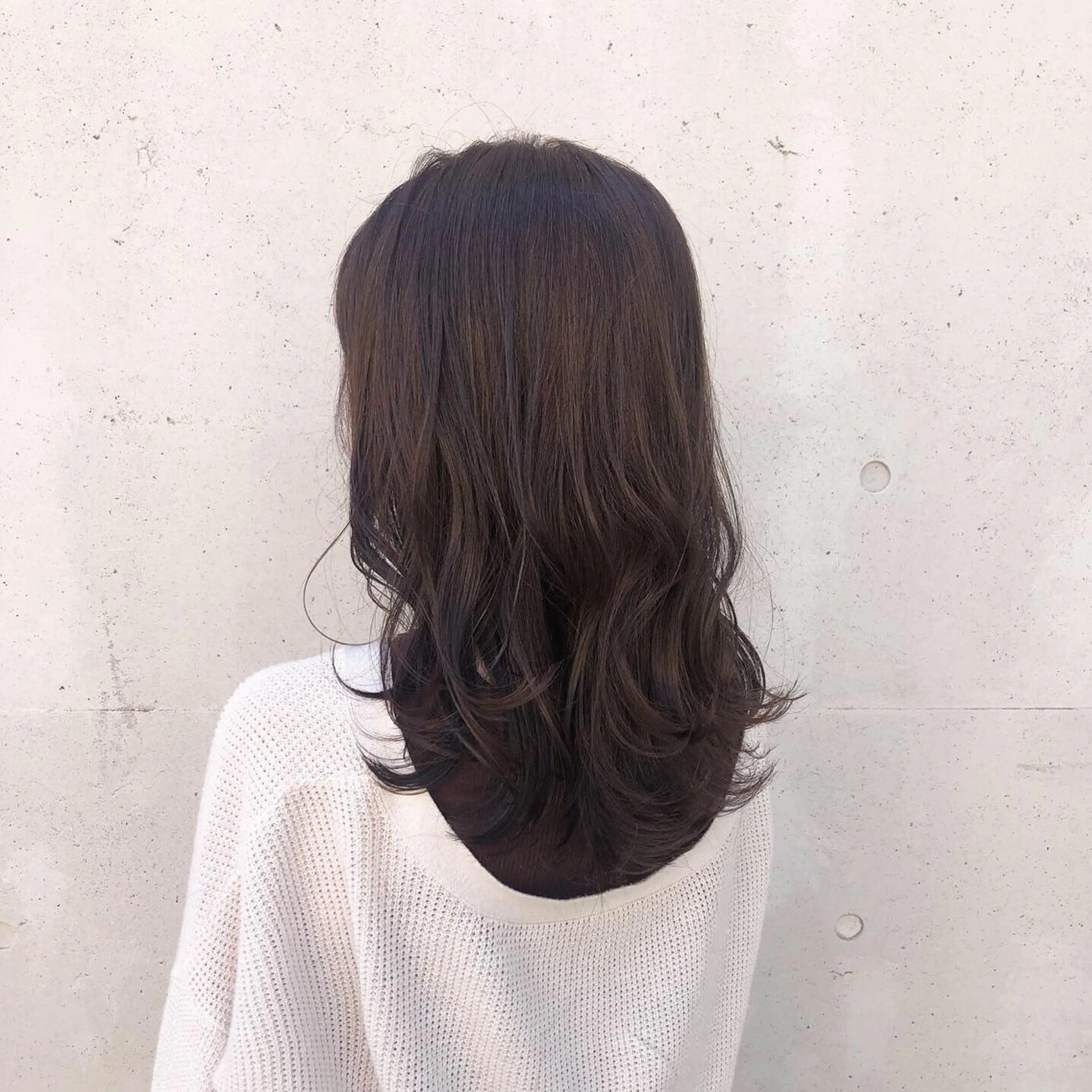ロング カラー ヘアアレンジ ブラウンカラー ココアブラウン カット ヘアカラー トリートメント 酸性縮毛矯正🧴韓国 レイヤー/髪質改善のヘアスタイル