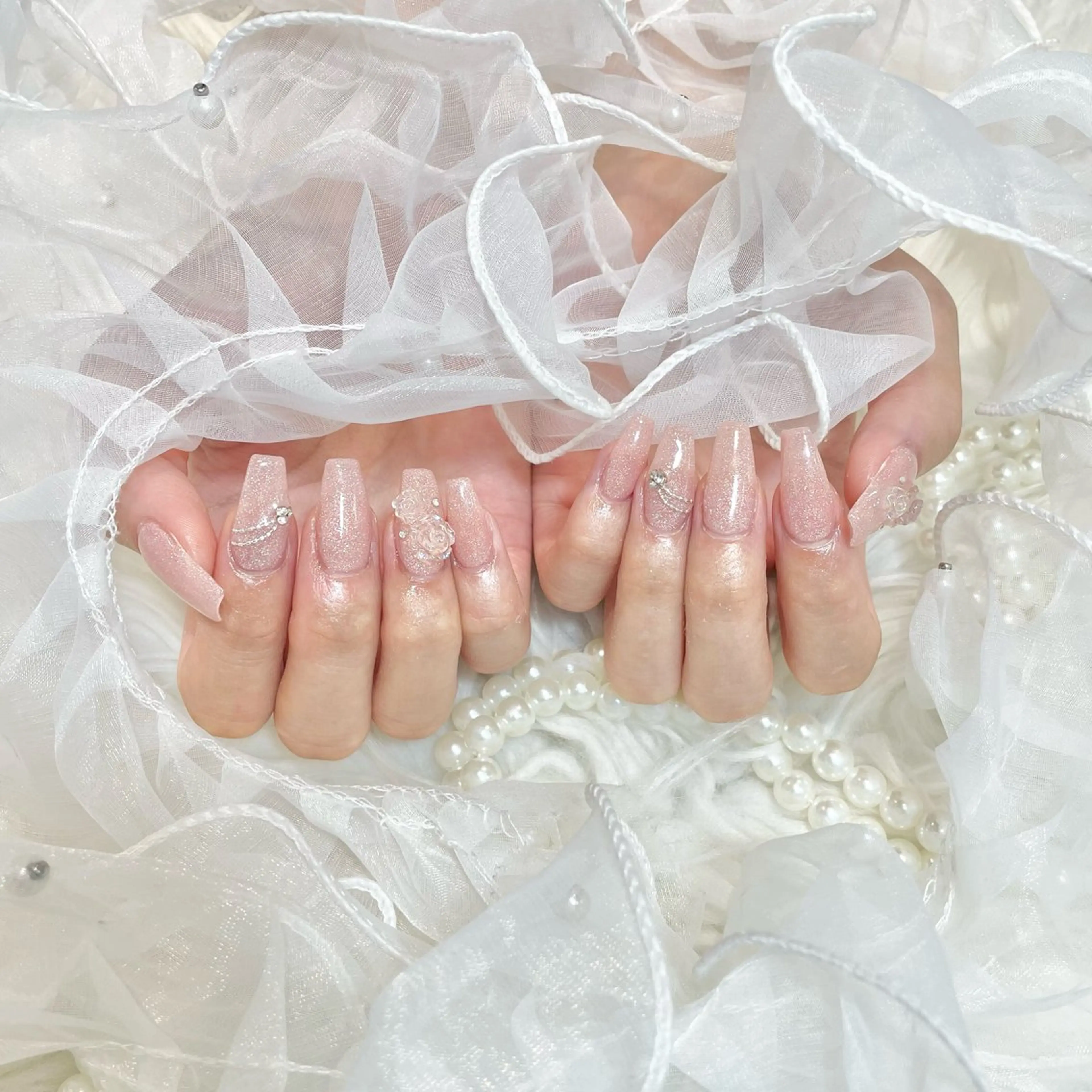 オフあり🍒チップ長さ出し定額韓国ワンホンシンプルコースの写真