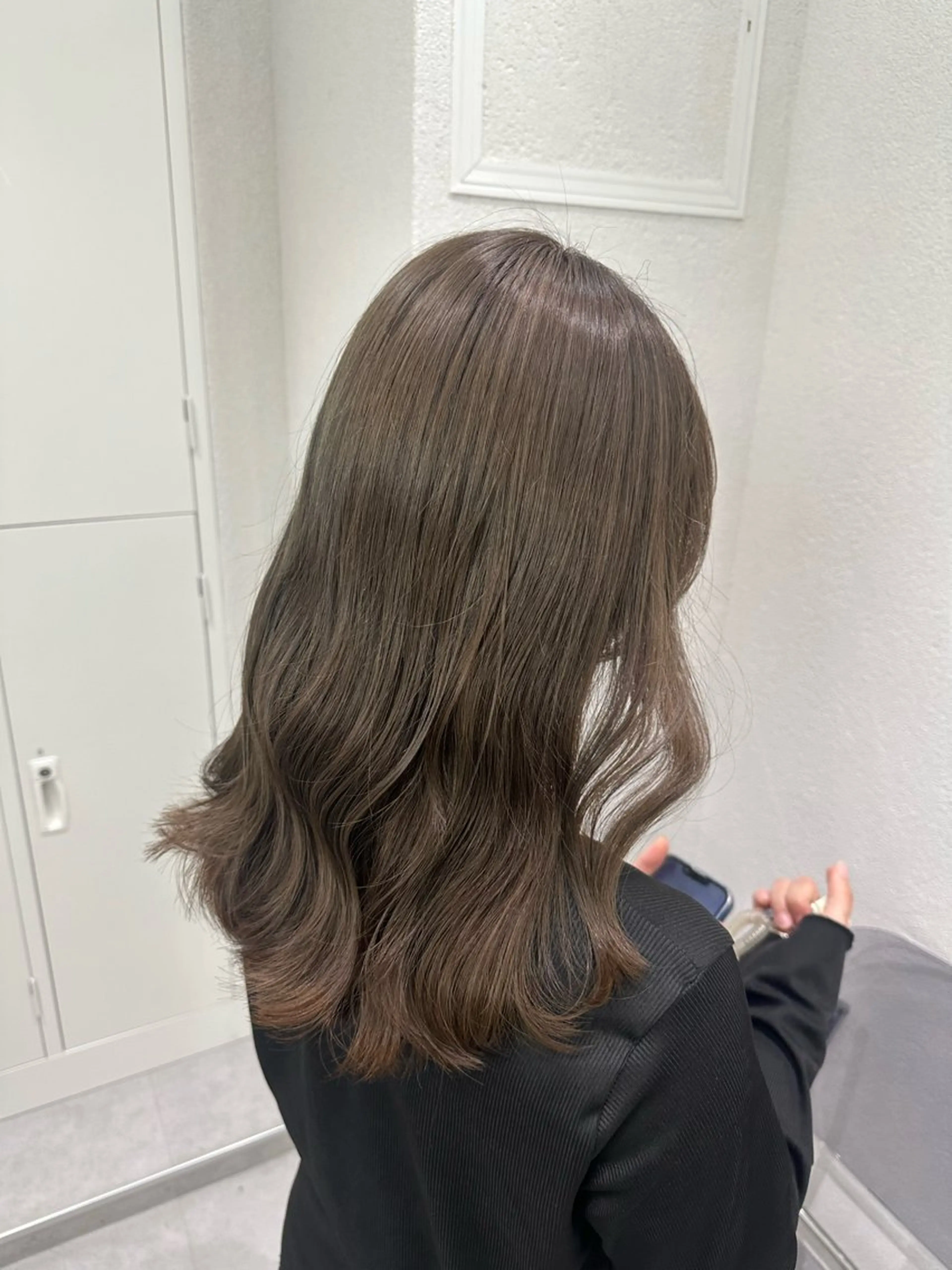 ミディアム カラー カット ヘアカラー トリートメント 🪞個室サロン/韓国 艶髪/keito🪞のヘアスタイル