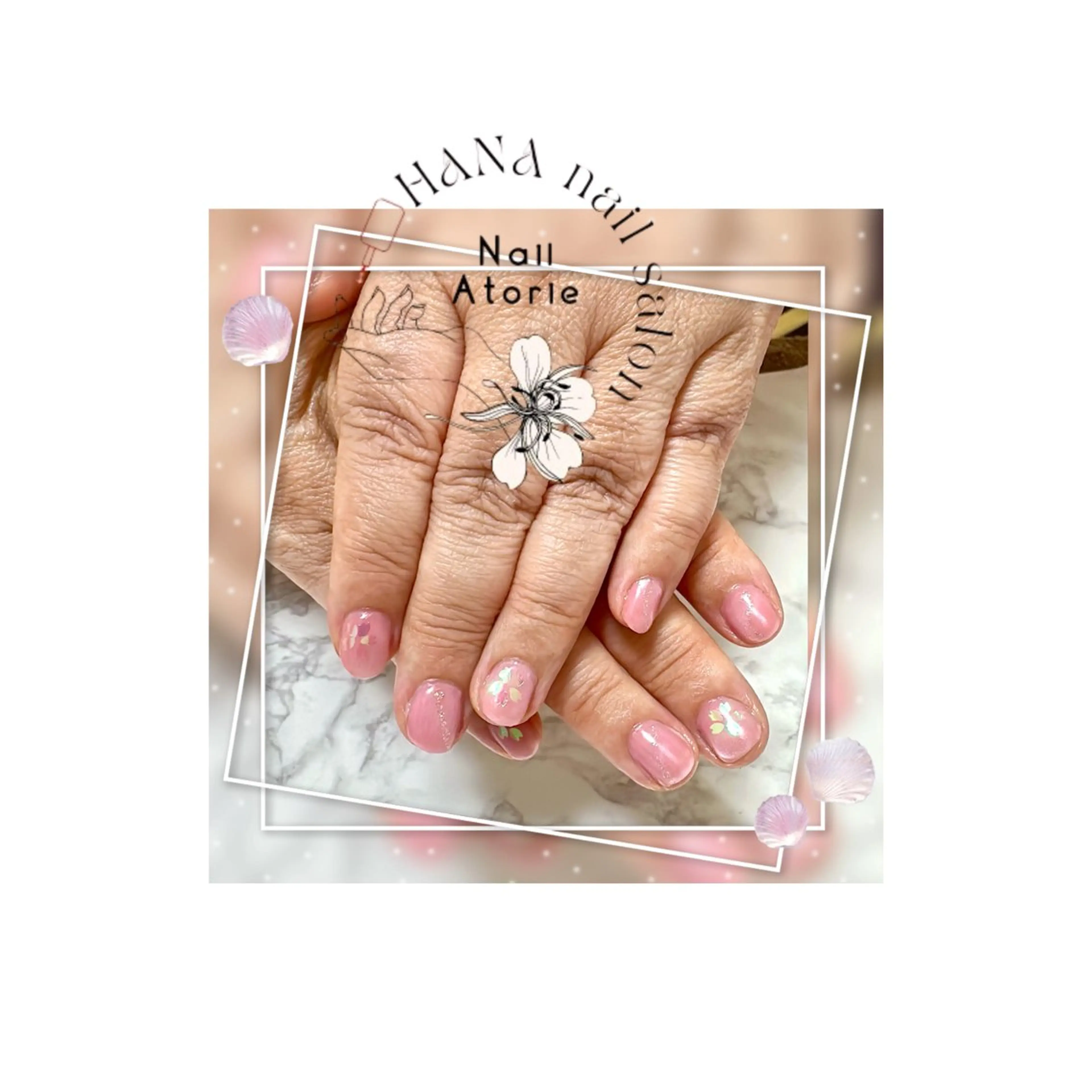 ネイル シンプルネイル 春ネイル ハンドネイル HaNA 　nail salonのネイルデザイン