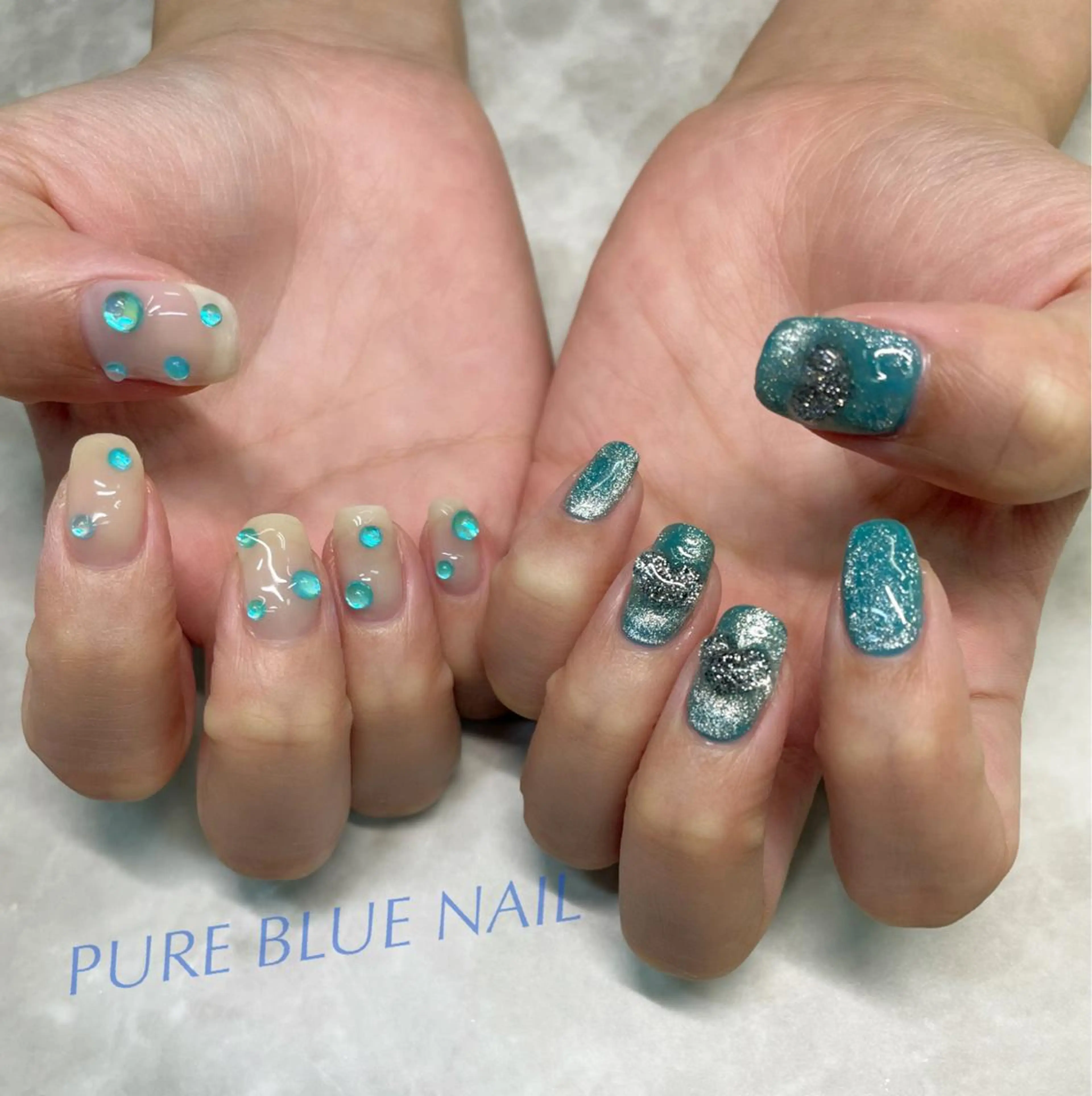 ネイル PURE BLUE NAILのネイルデザイン