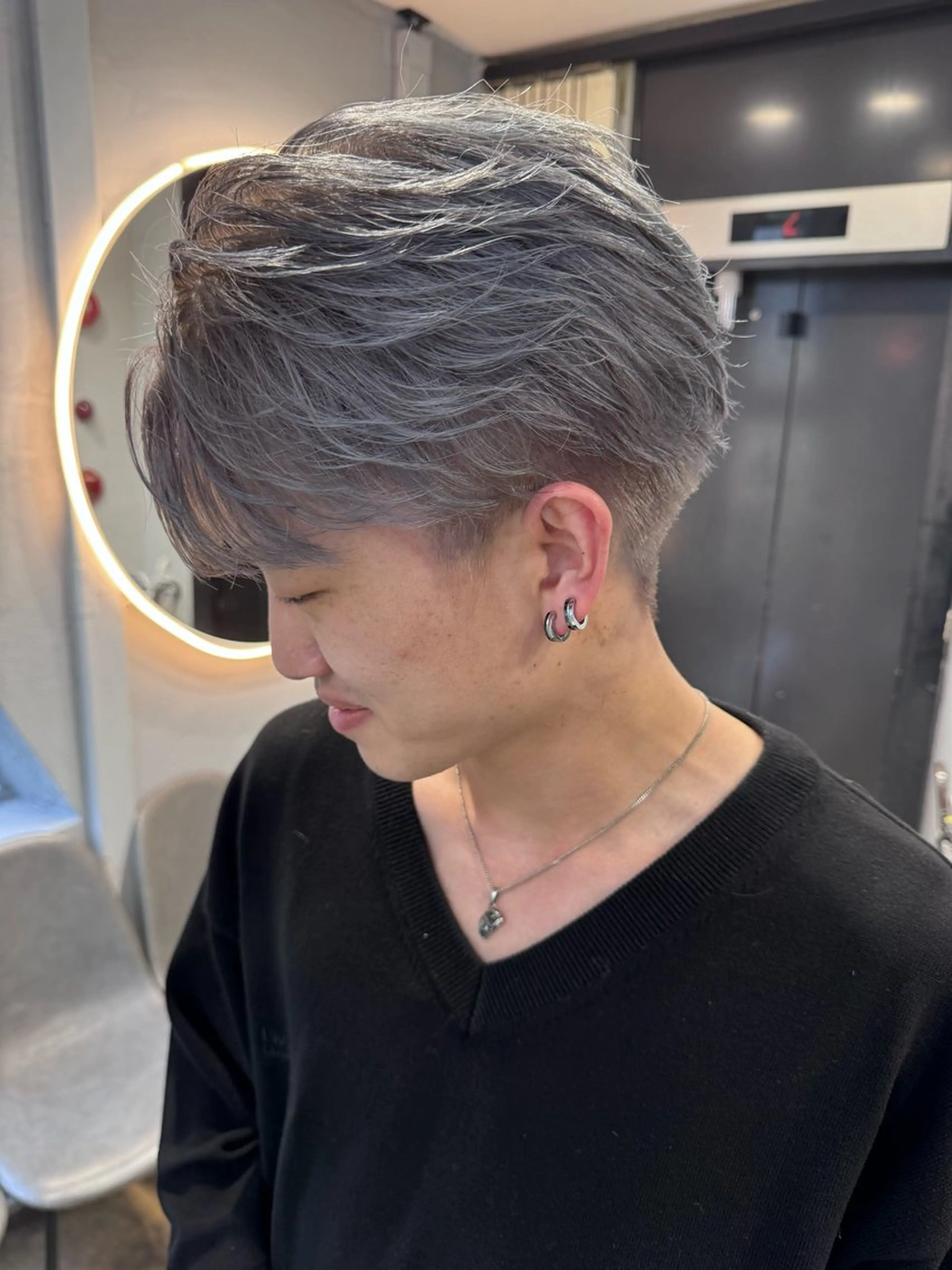 カラー メンズ dao/ミルクティー /ブラウン/ブロンドのヘアスタイル