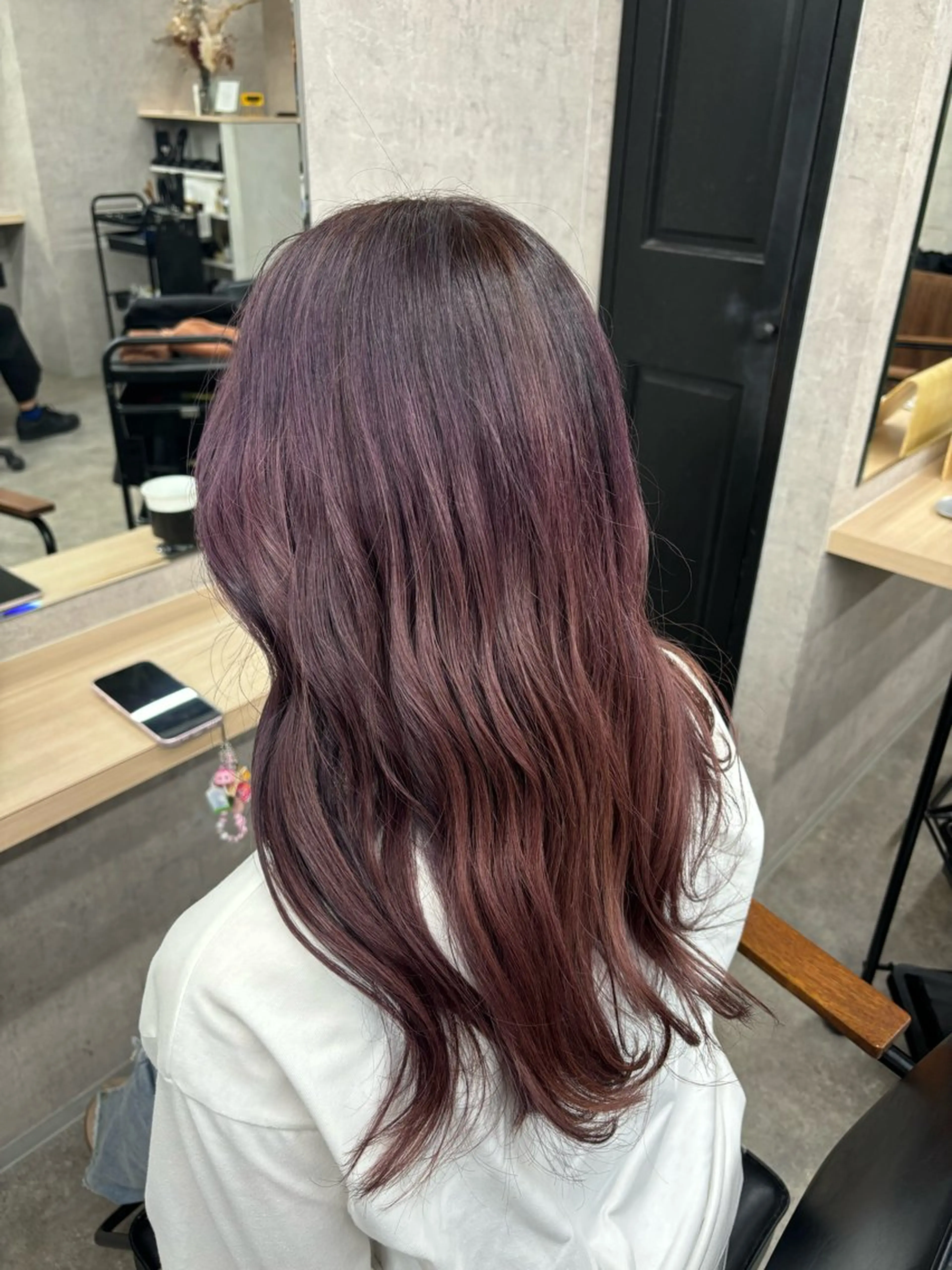 カラー ブリーチ 石原 望来のヘアスタイル