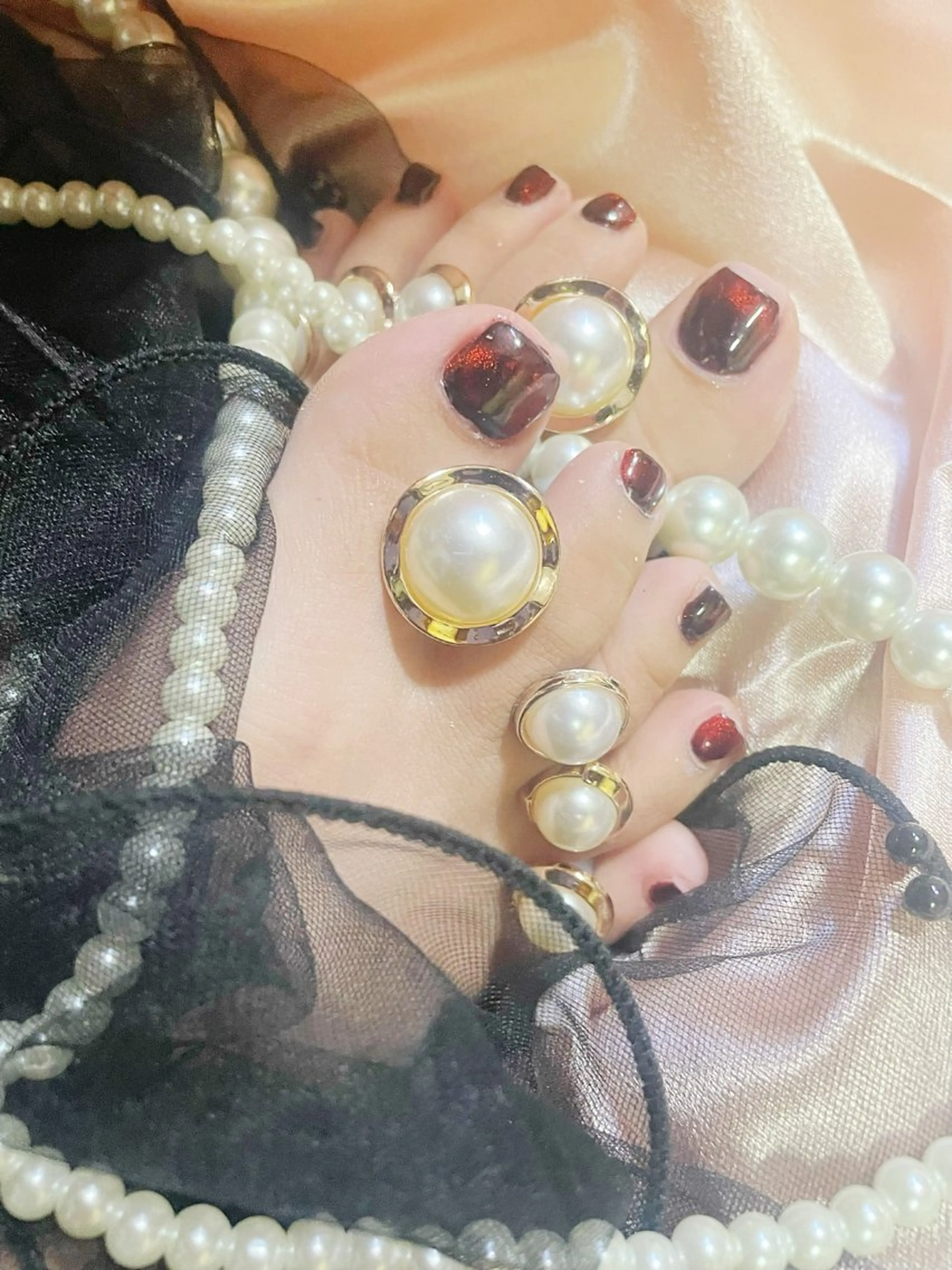 ネイル フットネイル nail salon Glossy.のネイルデザイン