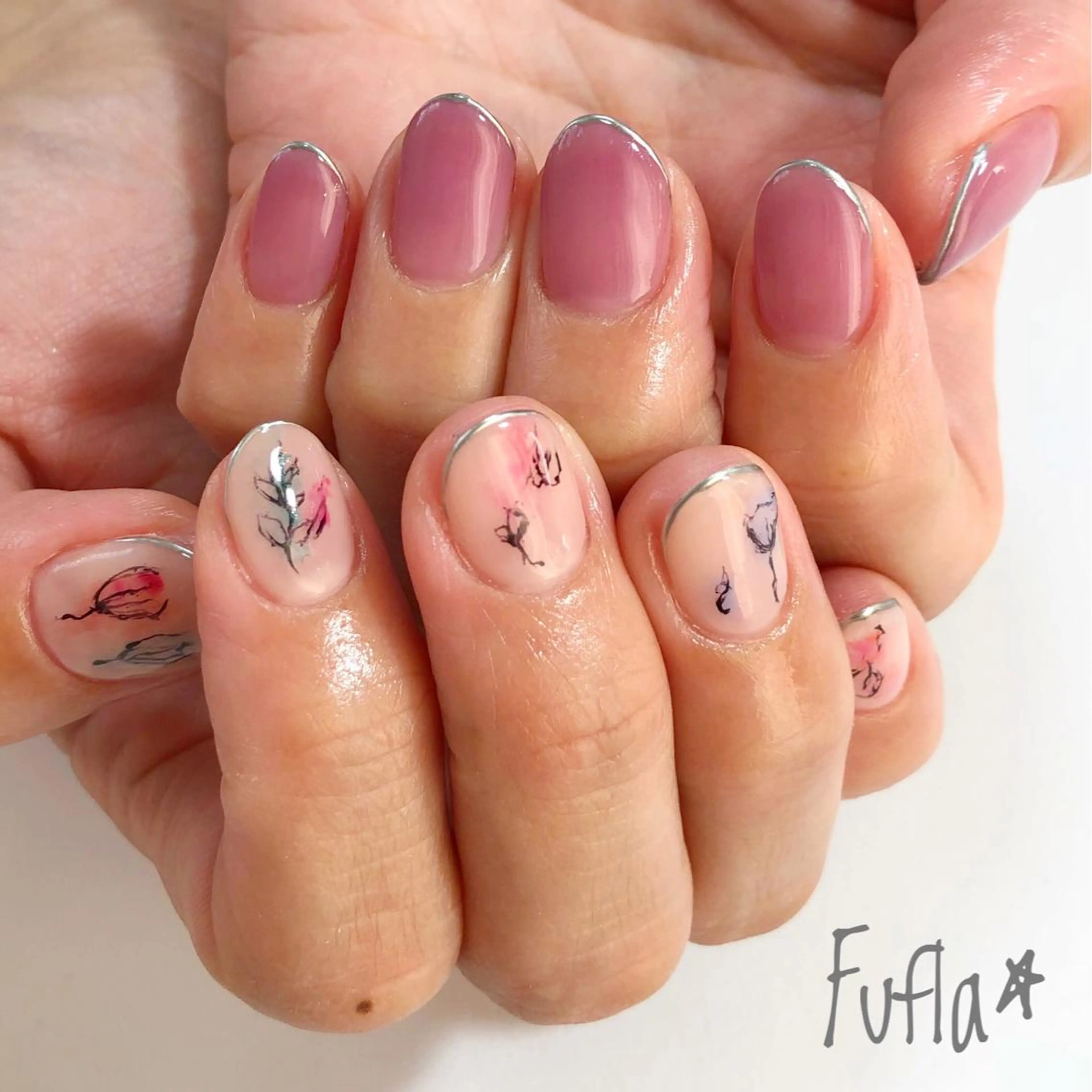 ネイル プライベートサロン Fuflaのネイルデザイン