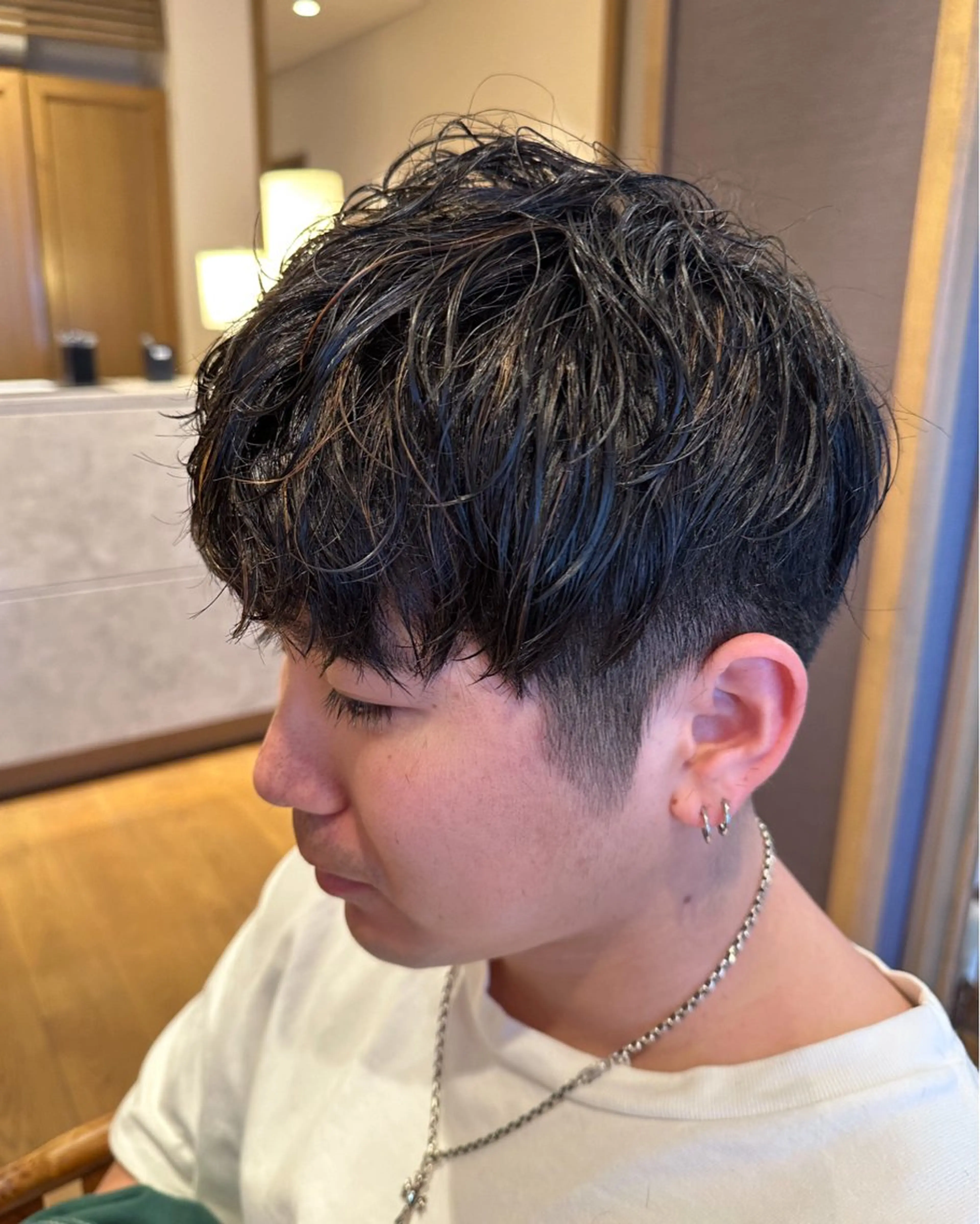 ショート カラー ハイライトカラー ハイライト カット 韓国風パーマ❁ fu-ka❁艶カラーのヘアスタイル