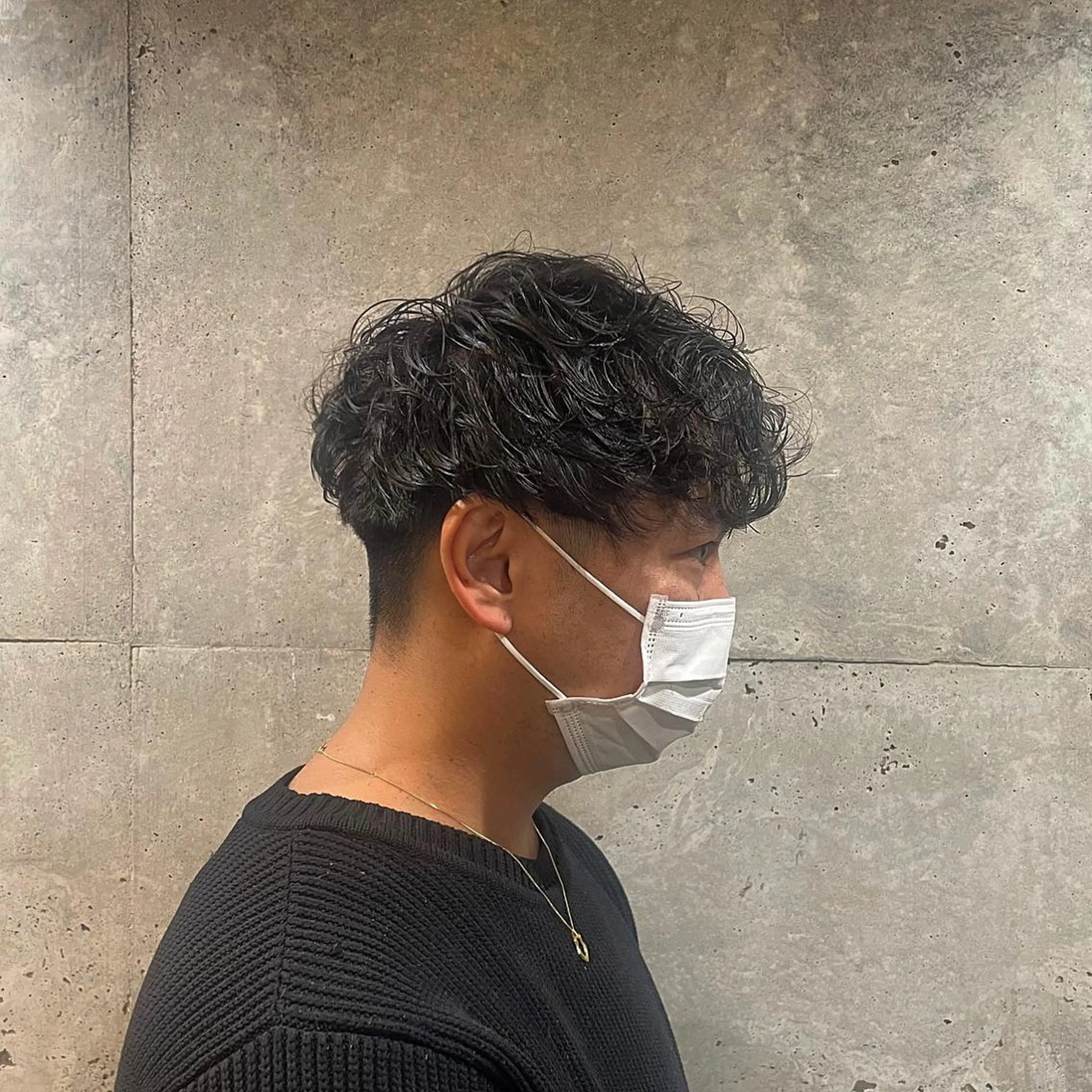 パーマ メンズ Ryo 難波 メンズサロンのヘアスタイル