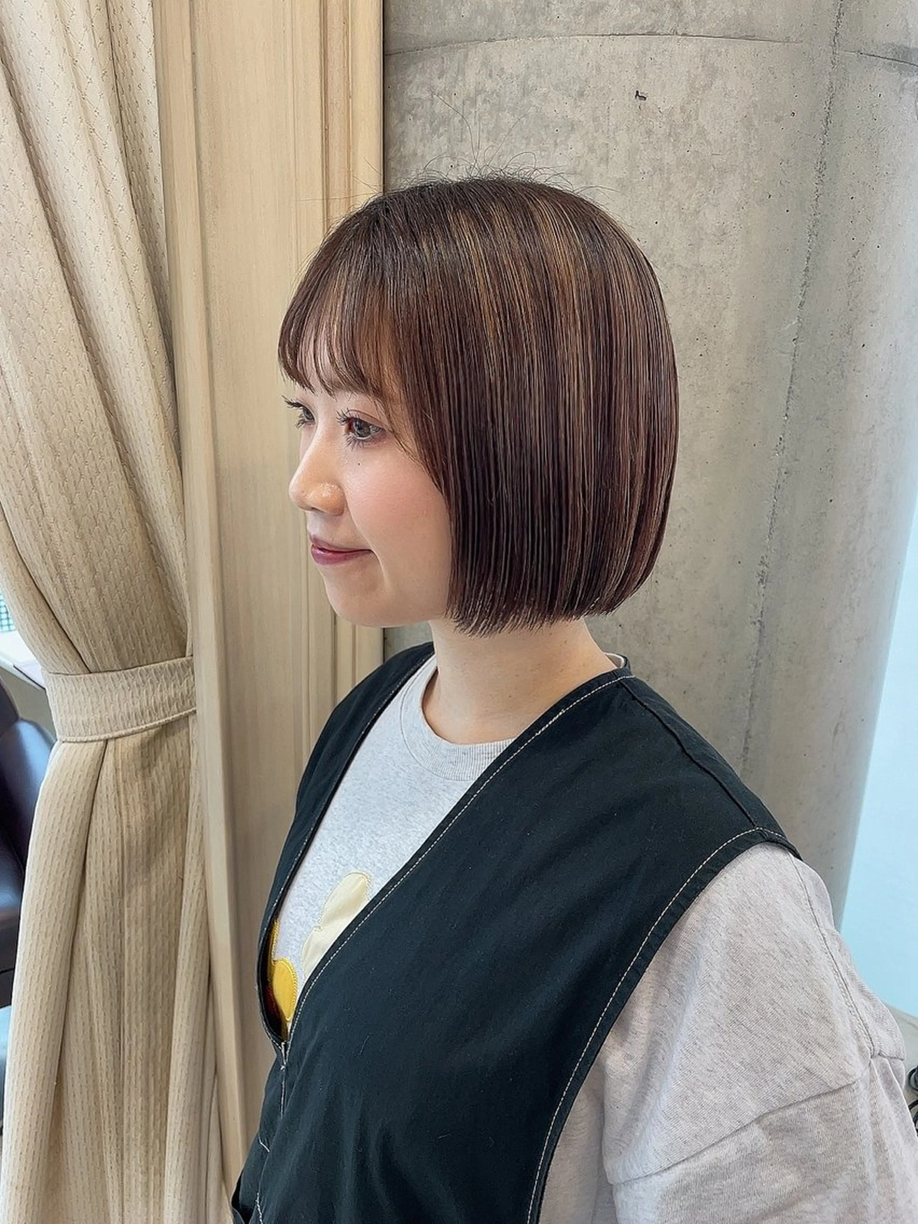 ショート ボブ 🍪ﾖｼｲﾊﾙﾈ🍪 ﾗﾍﾞﾝﾀﾞｰｶﾗｰのヘアスタイル
