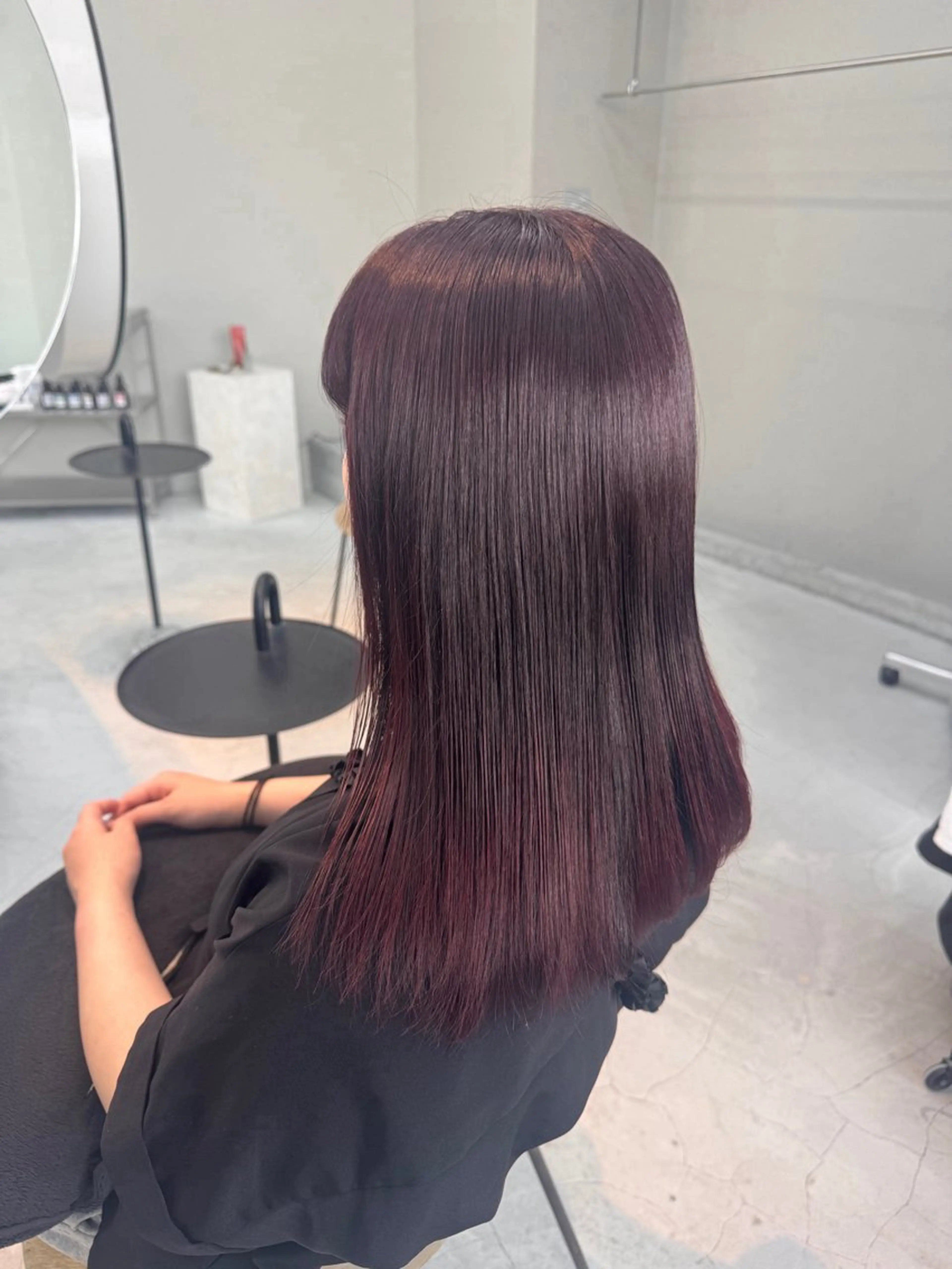 ロング ヘアカラー kurune chikaのヘアスタイル