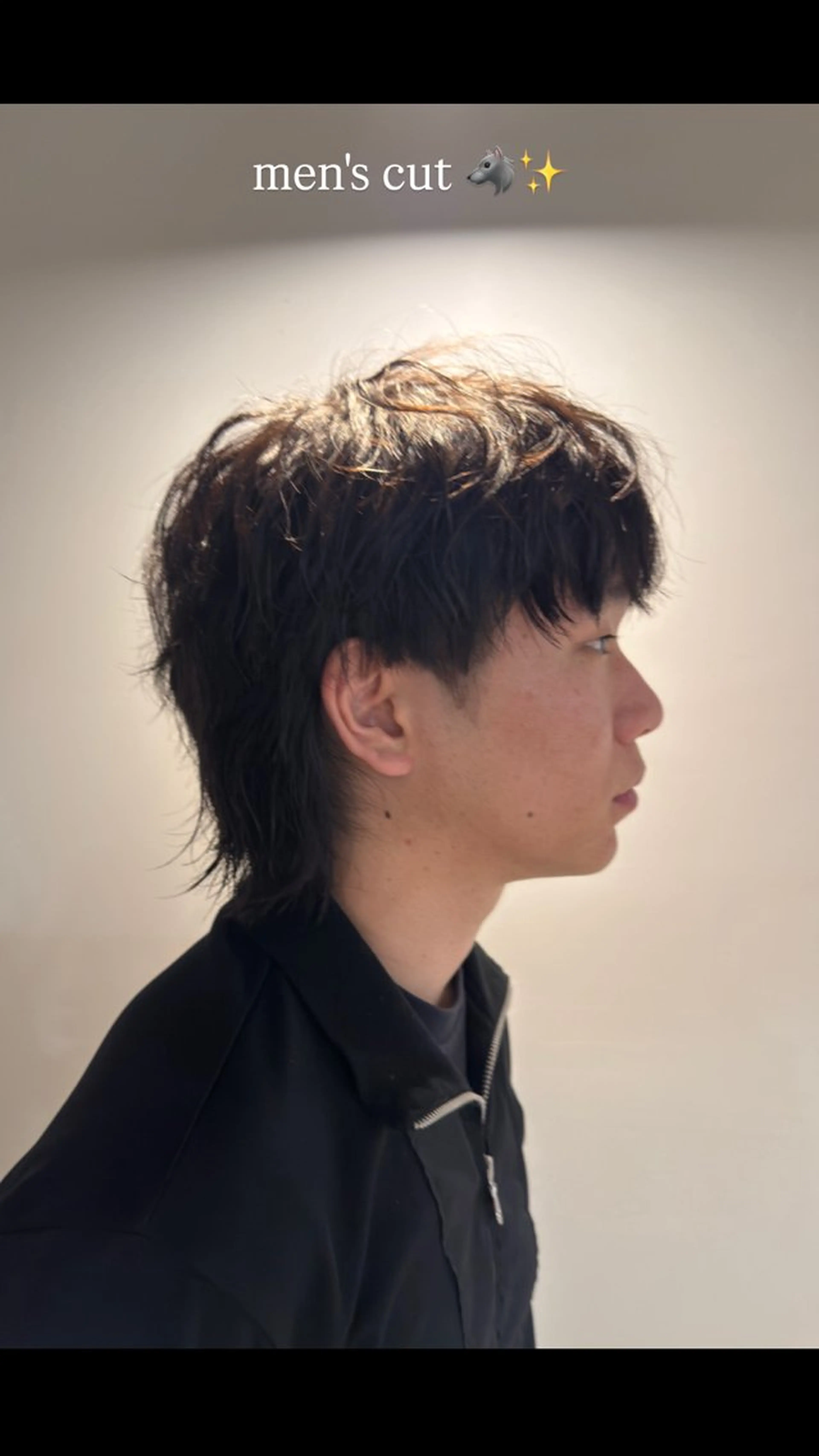 メンズ カット saki/メンズパー マ・デザインカラーのヘアスタイル