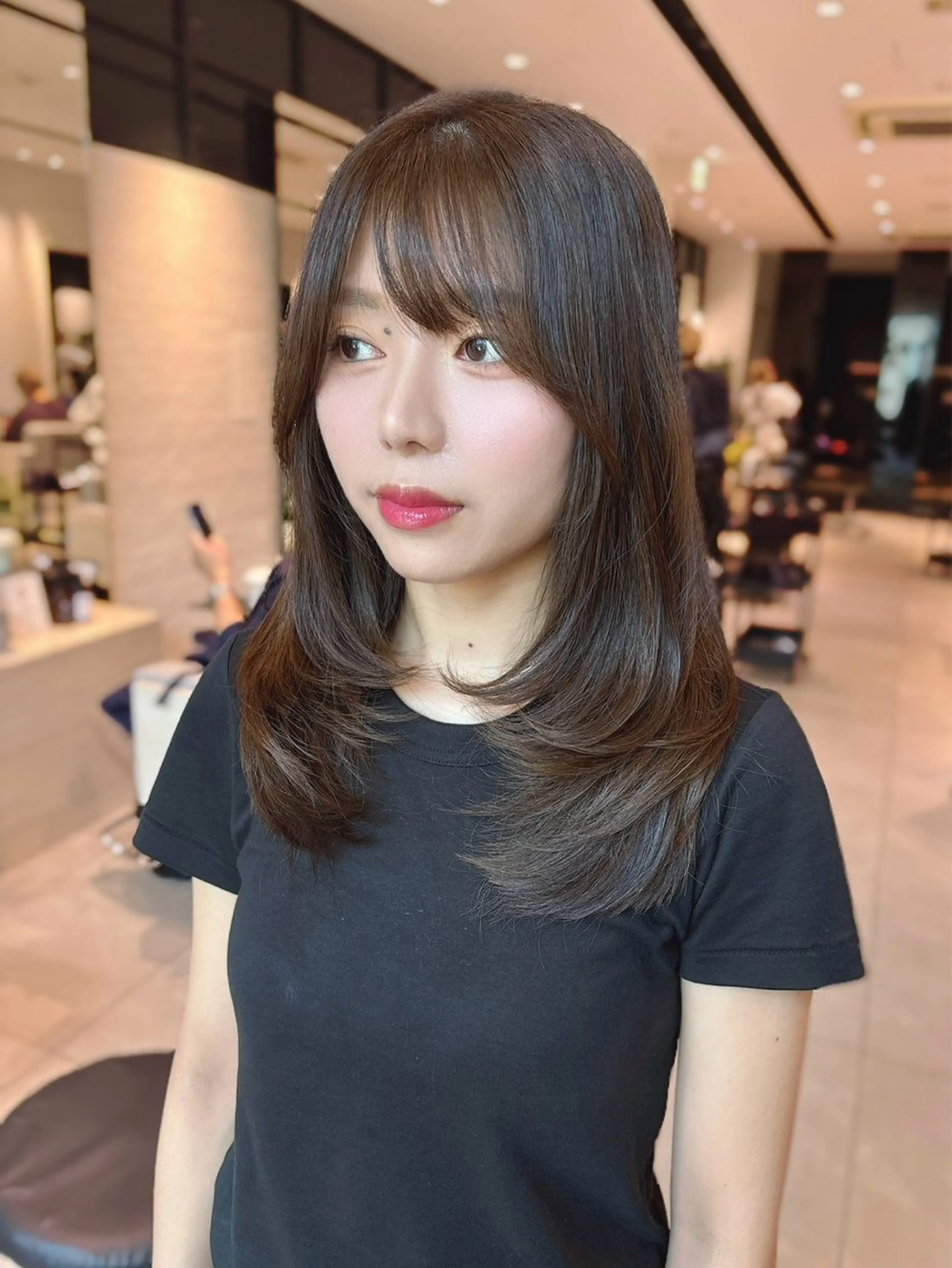 ロング カット カラーリスト／アイ リスト／牛込萌香🫧のヘアスタイル