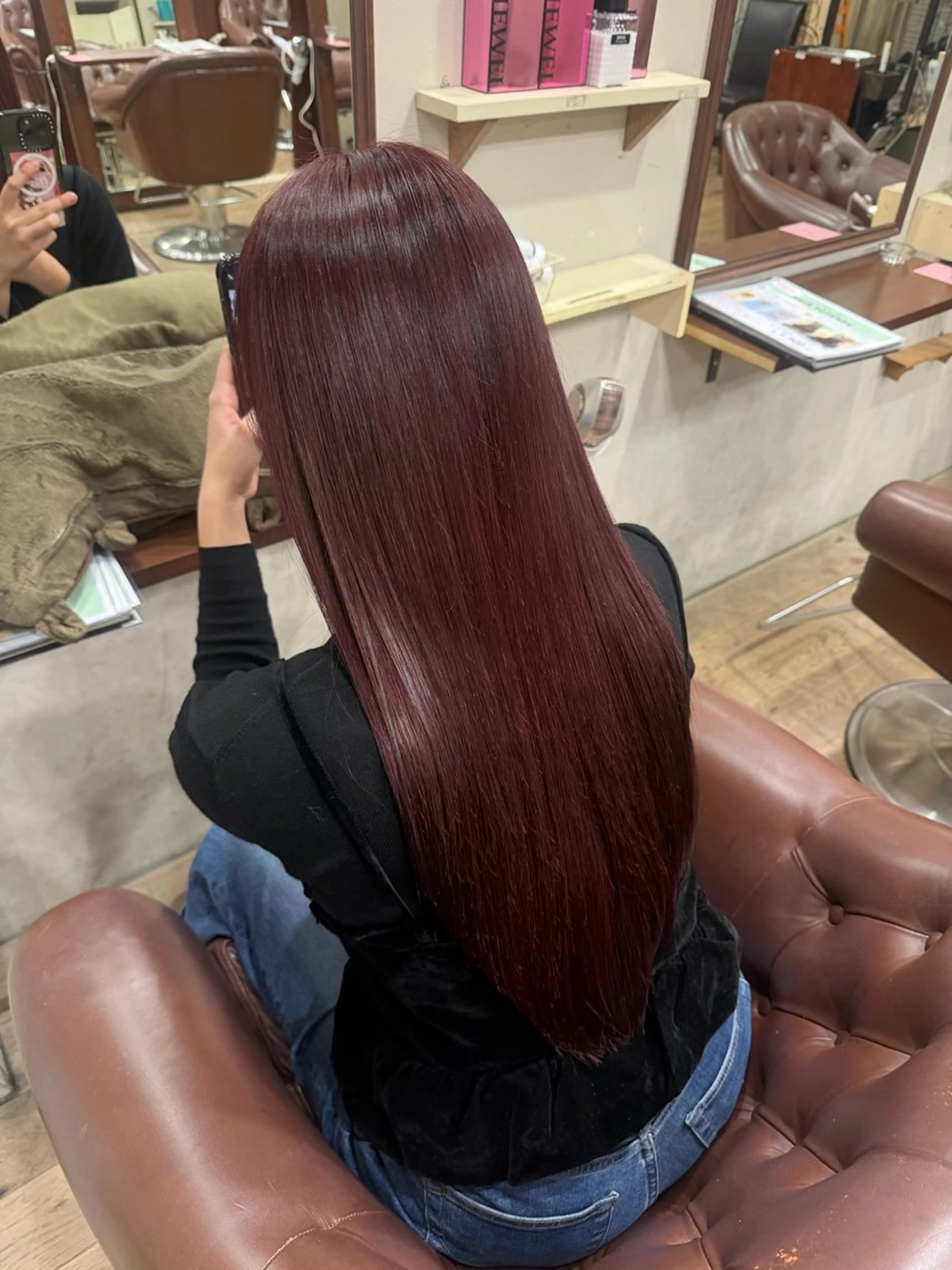 ロング カラー パーマ 坂本 小春のヘアスタイル