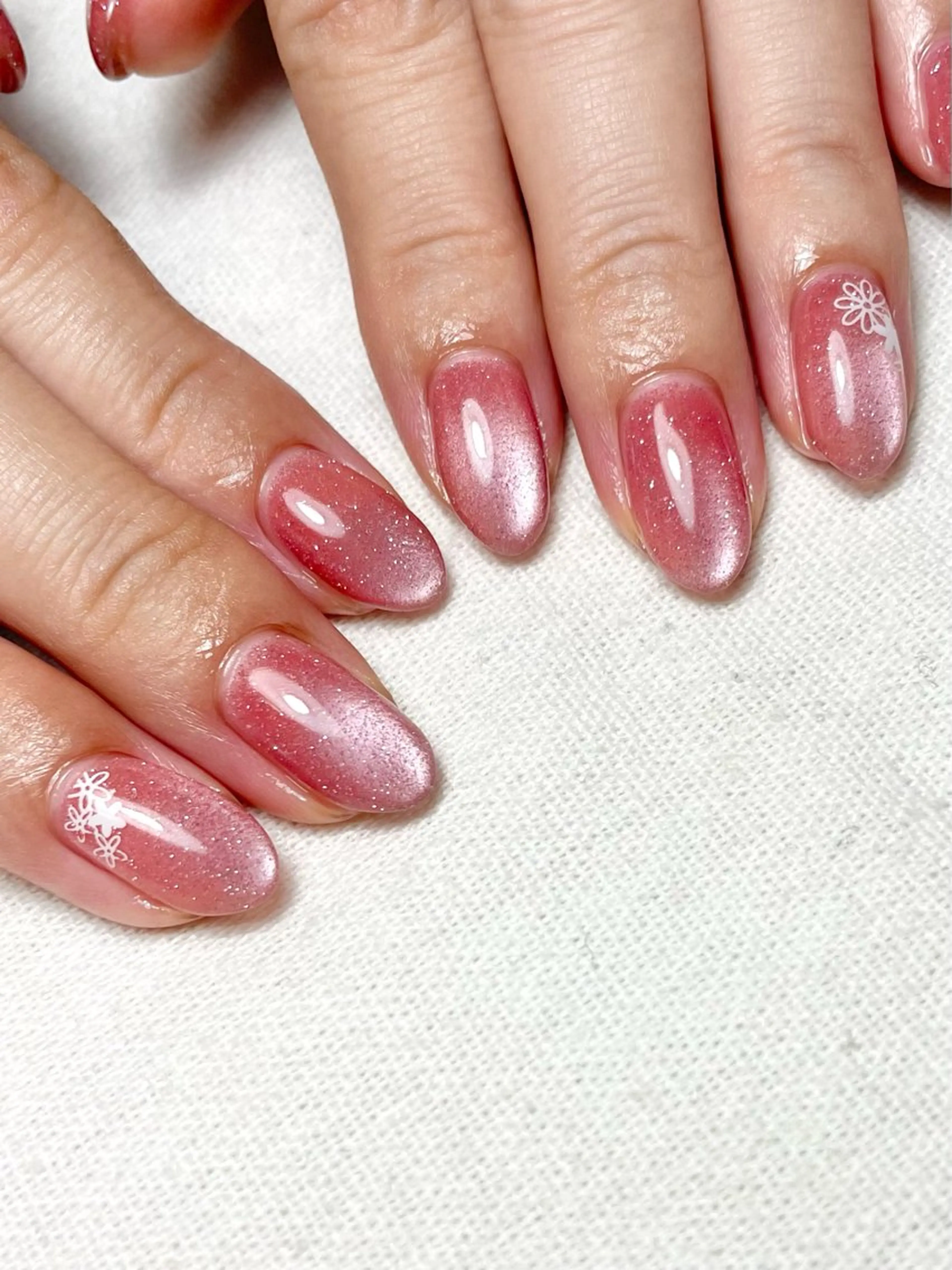 ネイル フラワーネイル ハンドネイル nail salon Cottonのネイルデザイン