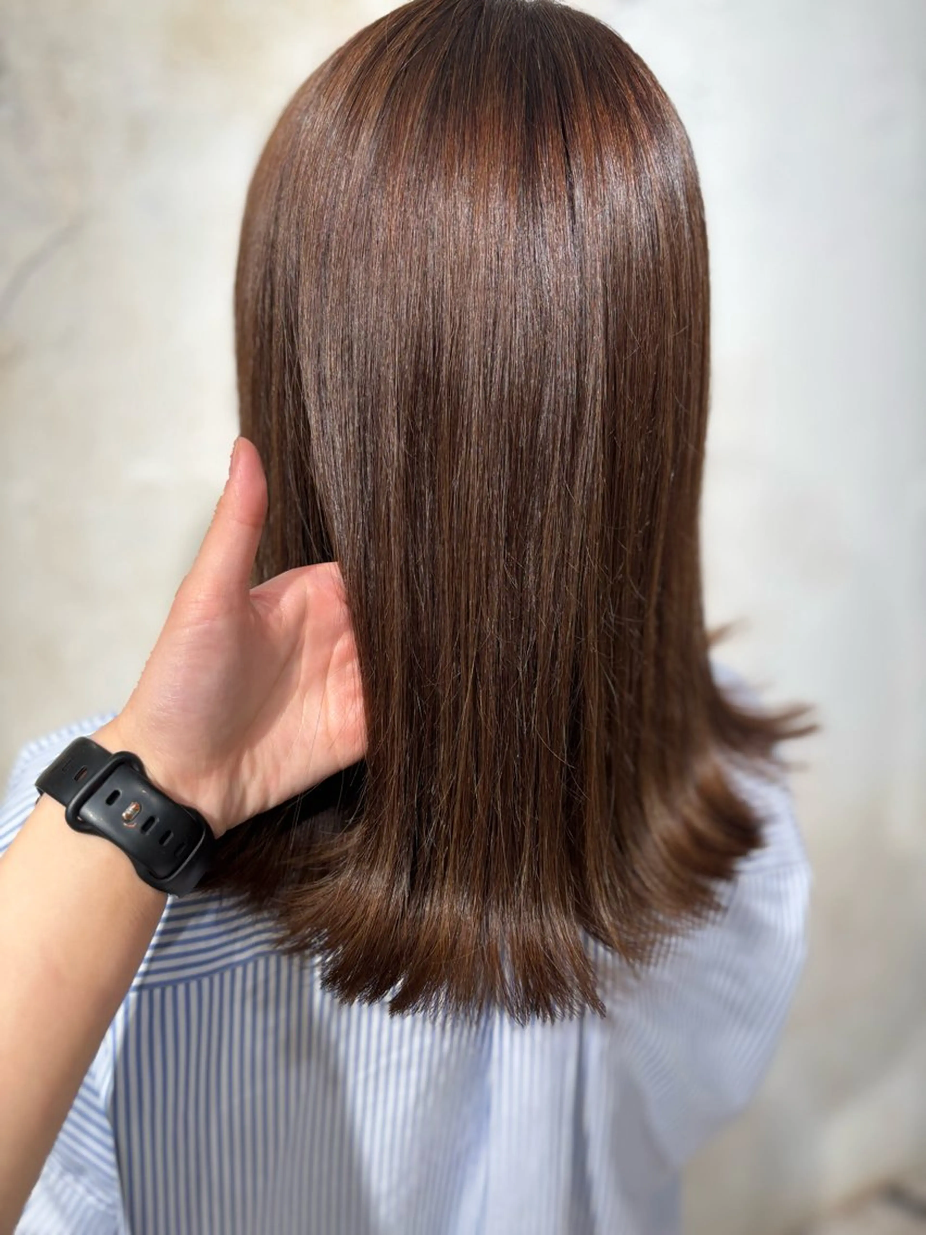 ミディアム カラー ブラウンカラー ナチュラルブラウン カット ヘアカラー メンズモデル募集中 /Mana🪄のヘアスタイル