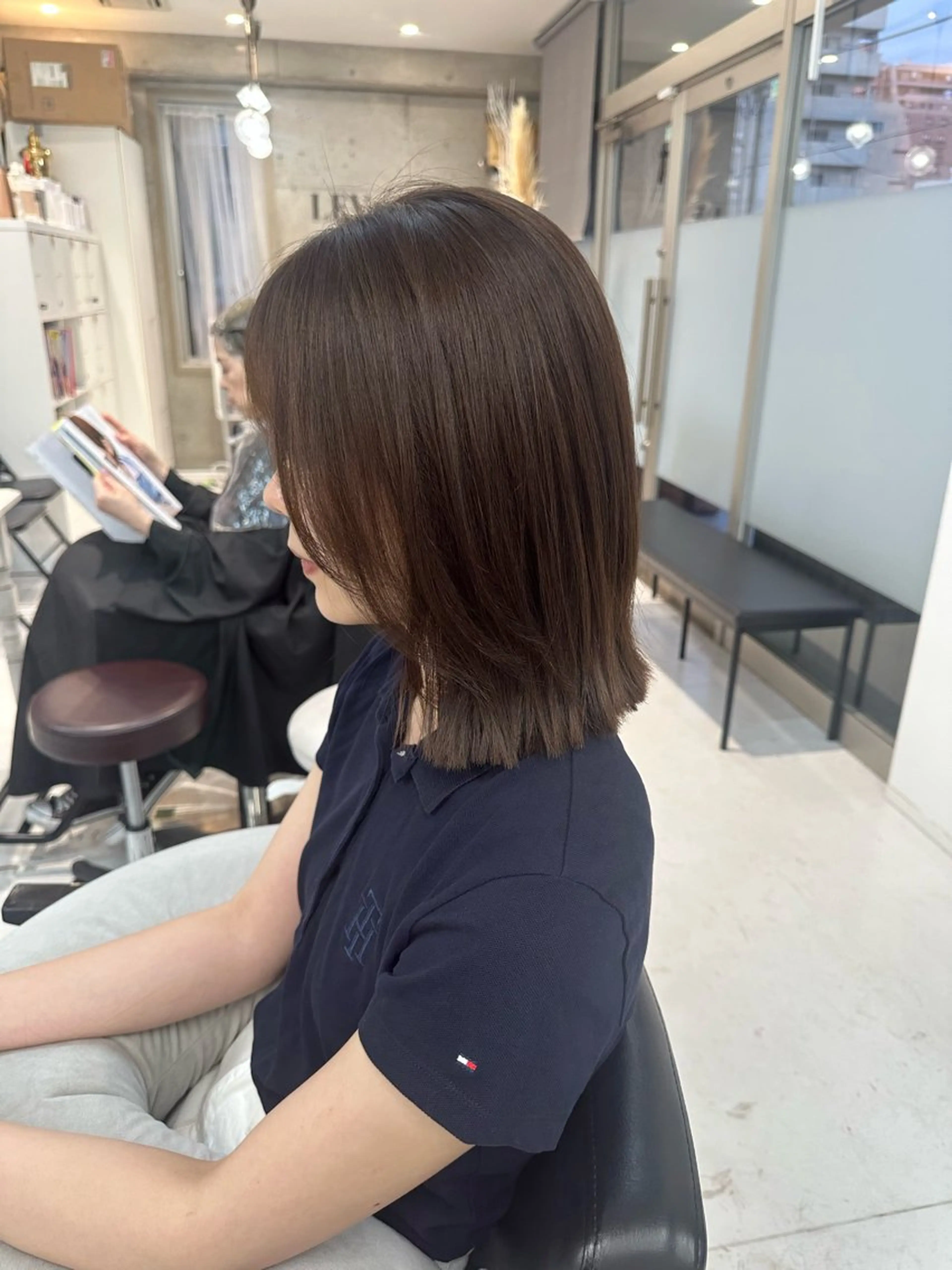 ミディアム 山崎結菜 髪質改善💎のヘアスタイル