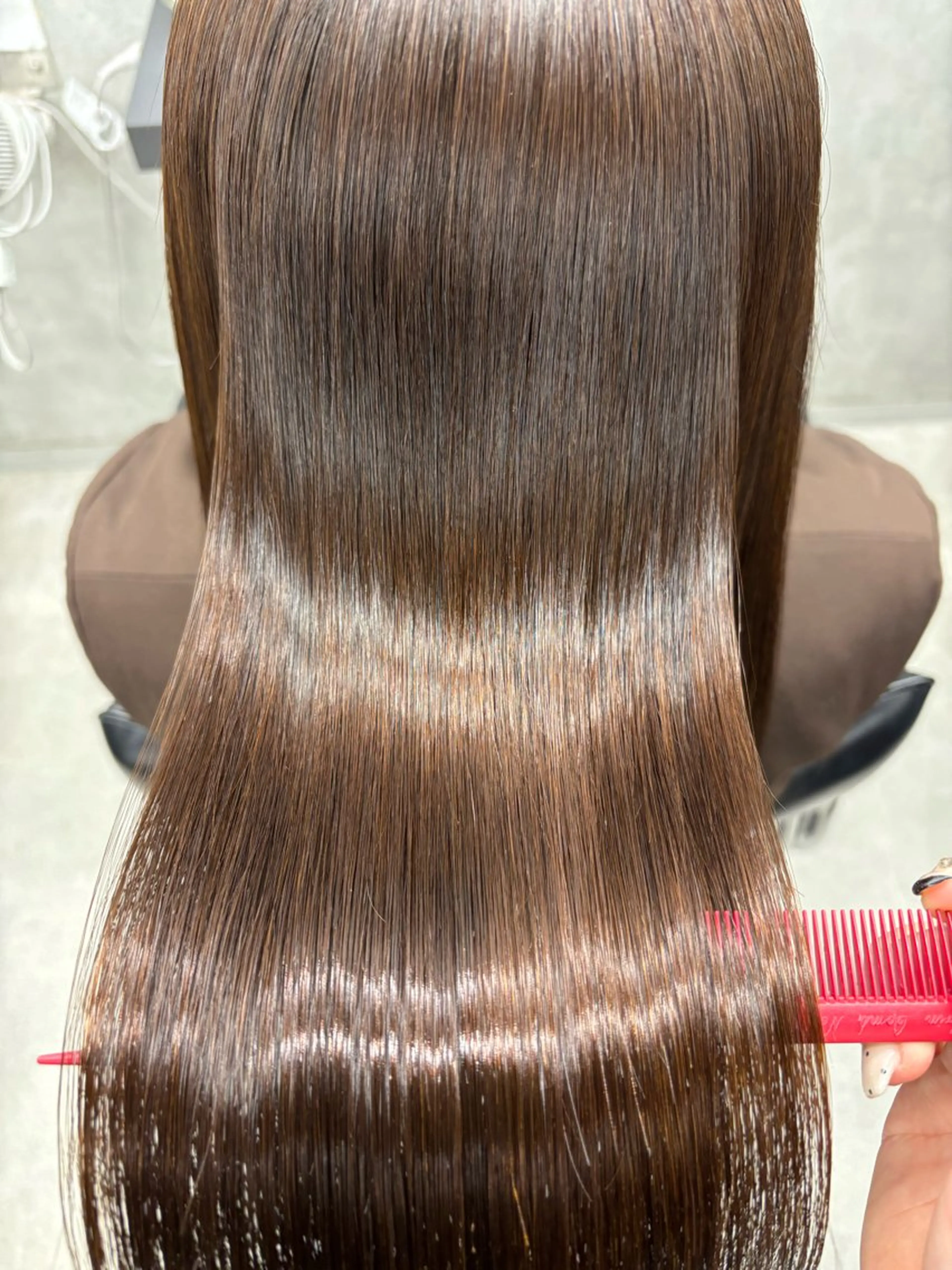 ロング カラー くせ毛 髪質改善 縮毛矯正 すぐ巻ける縮毛矯正 🍀勝倉　麗のヘアスタイル