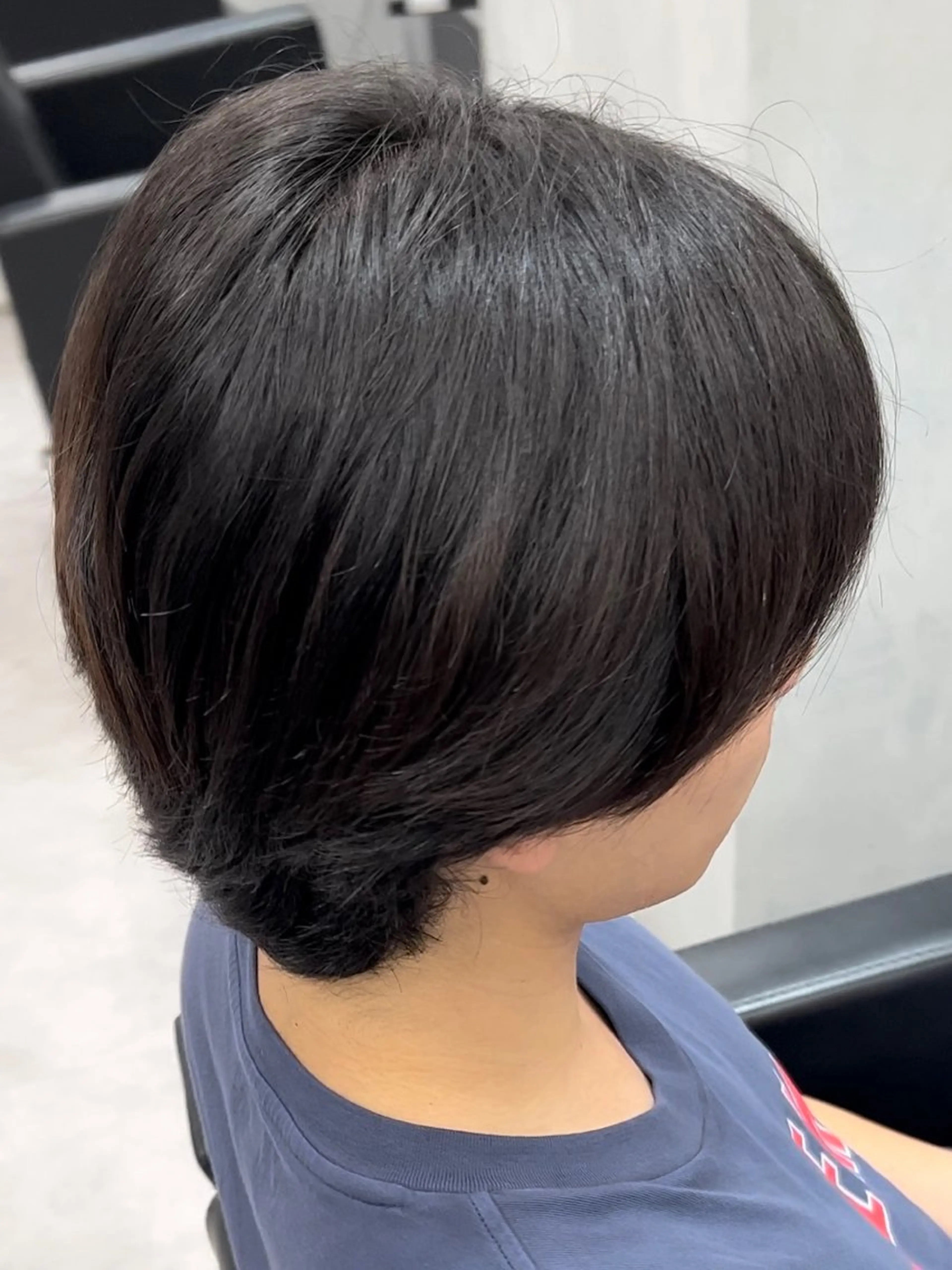 ショート パーマ メンズ 曲がる縮毛矯正 LIBER 　岩名のヘアスタイル