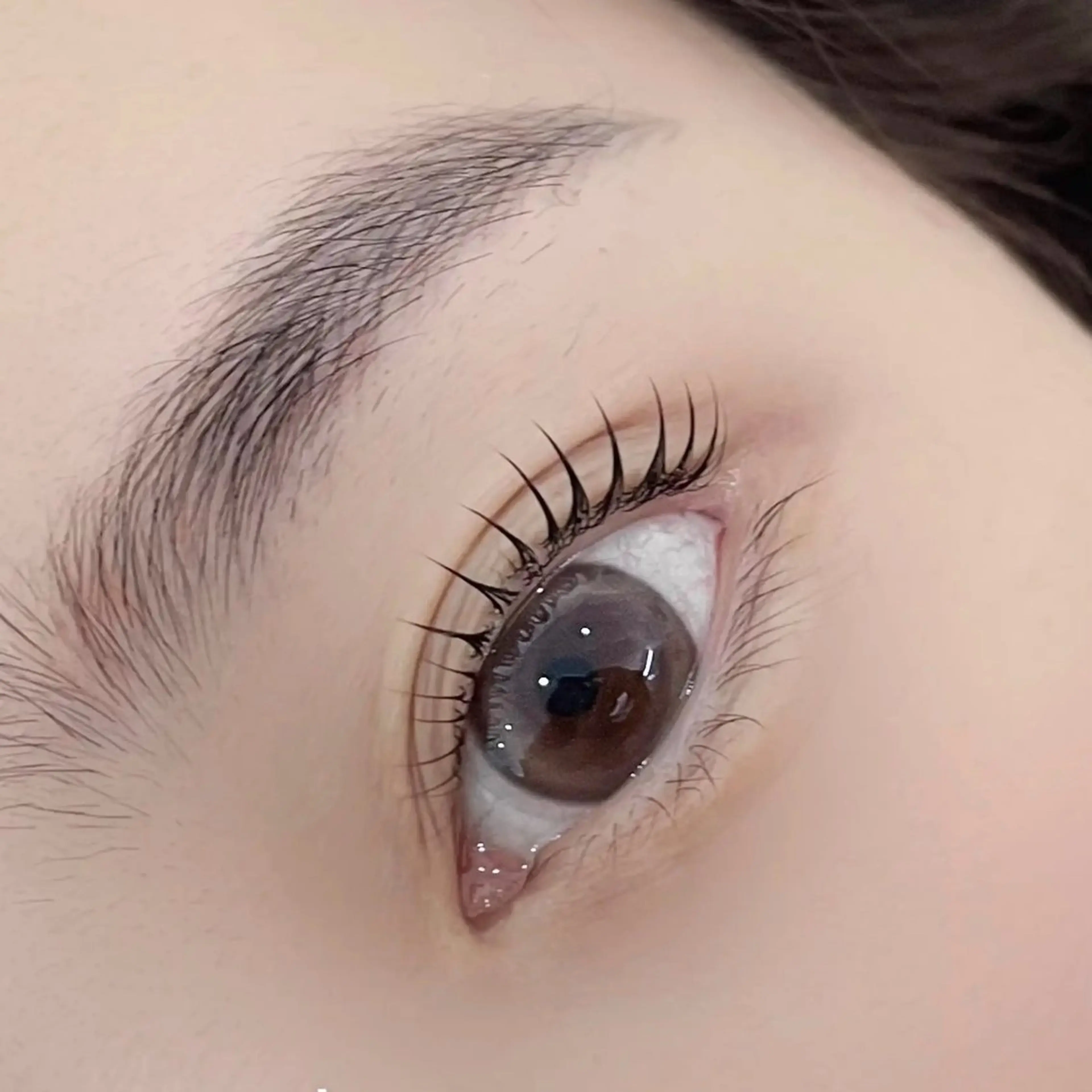 🩷🩷アイブロウスタイリングWAX脱毛&大人気パリジェンヌorカール：7460円の写真