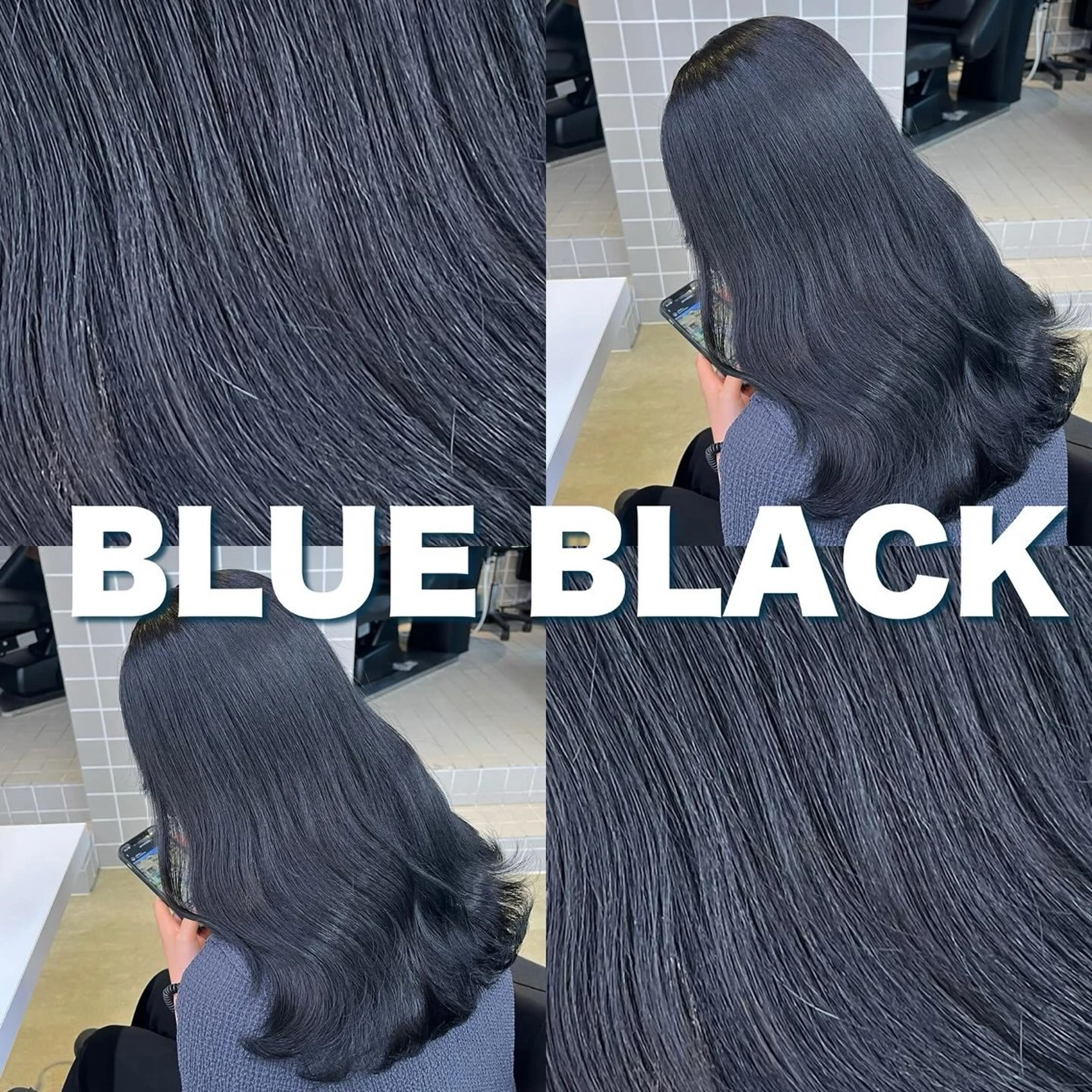 セミロング ヘアカラー トリートメント ヘッドスパ ヘアセット 寒色＆ブリーチ特化 寒色MiOのヘアスタイル