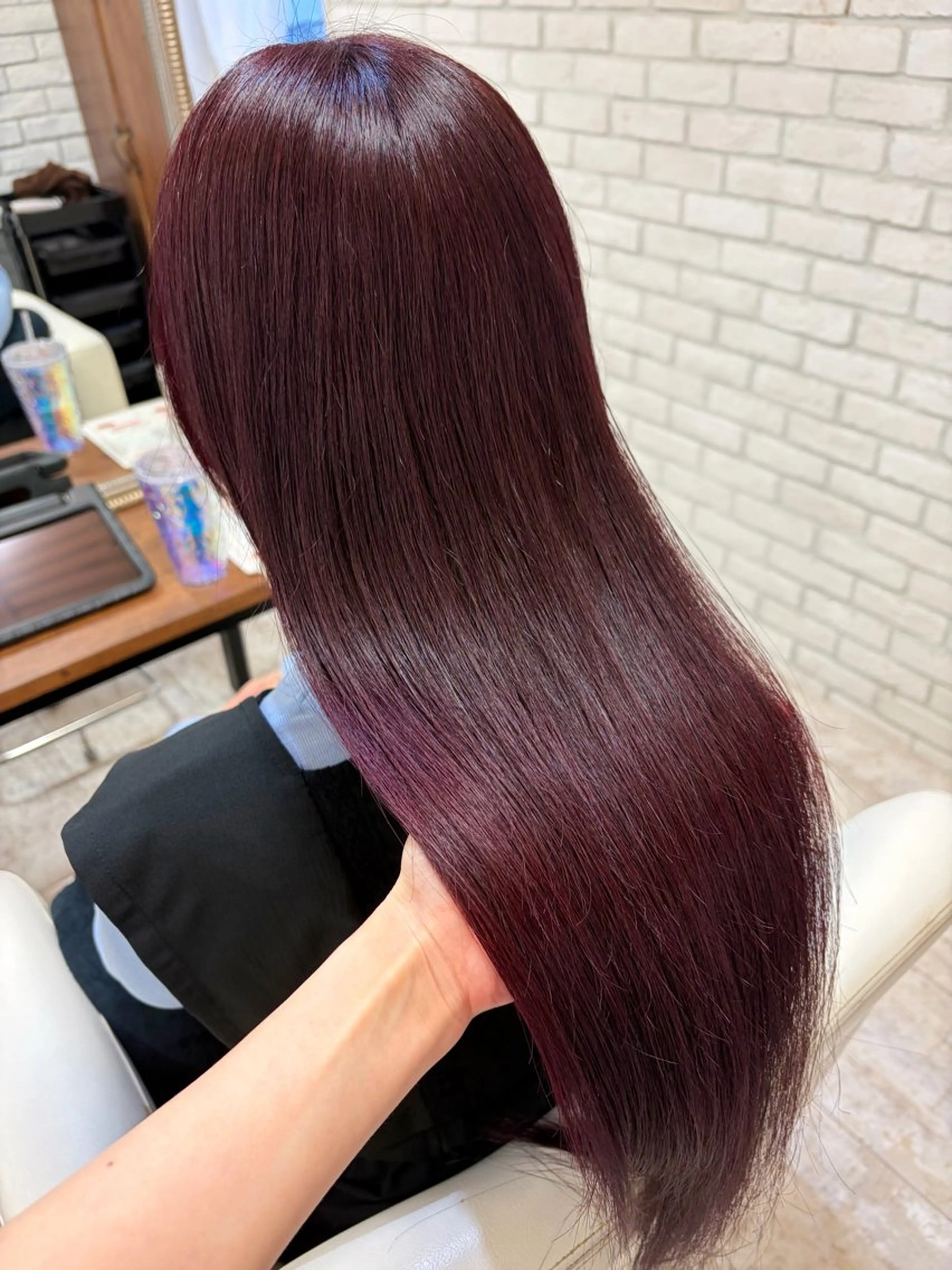 ロング カラー カット ヘアカラー トリートメント ダブルカラー/ レイヤー🍒齋藤 澪のヘアスタイル