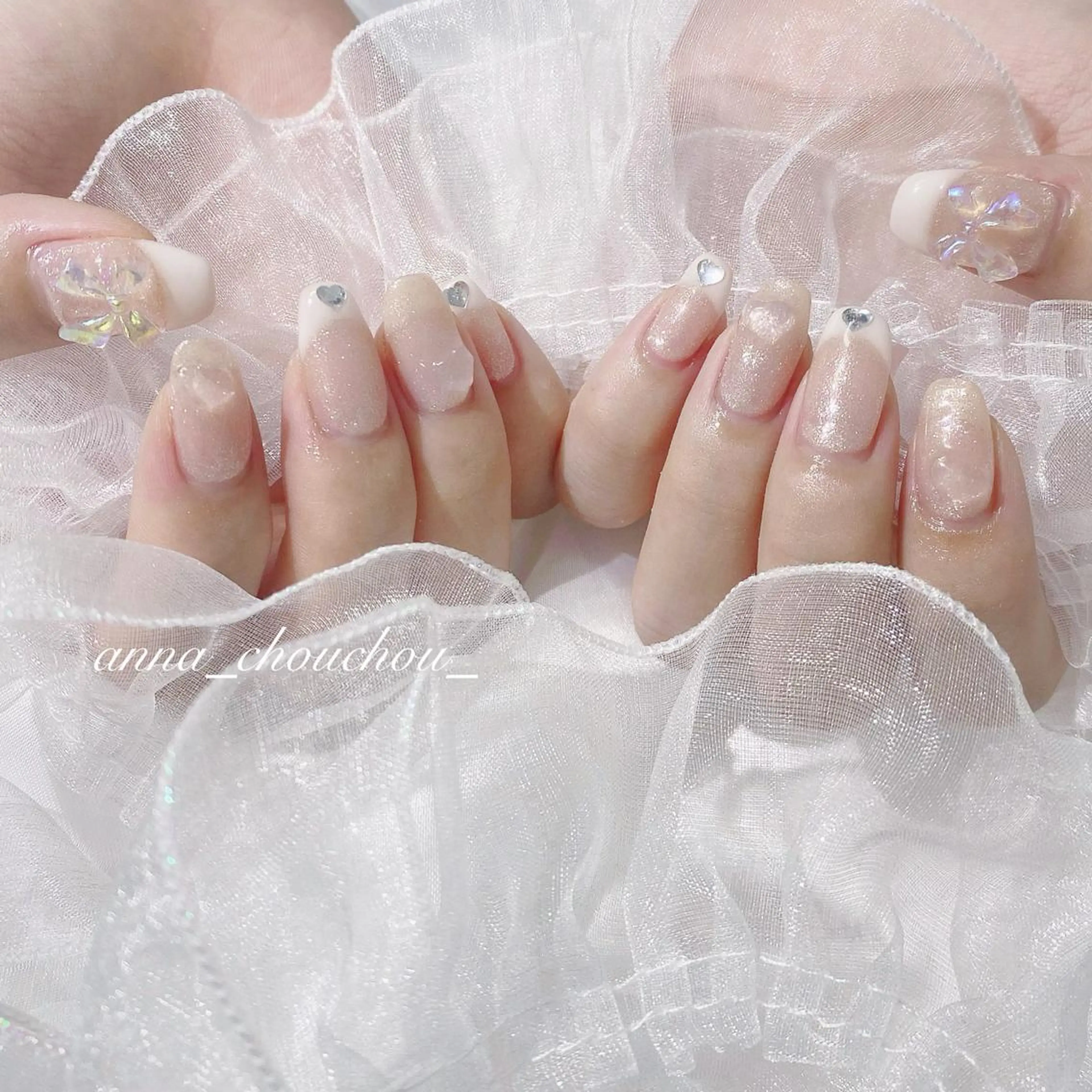 ネイル フレンチネイル Anna Sano⭐️のネイルデザイン